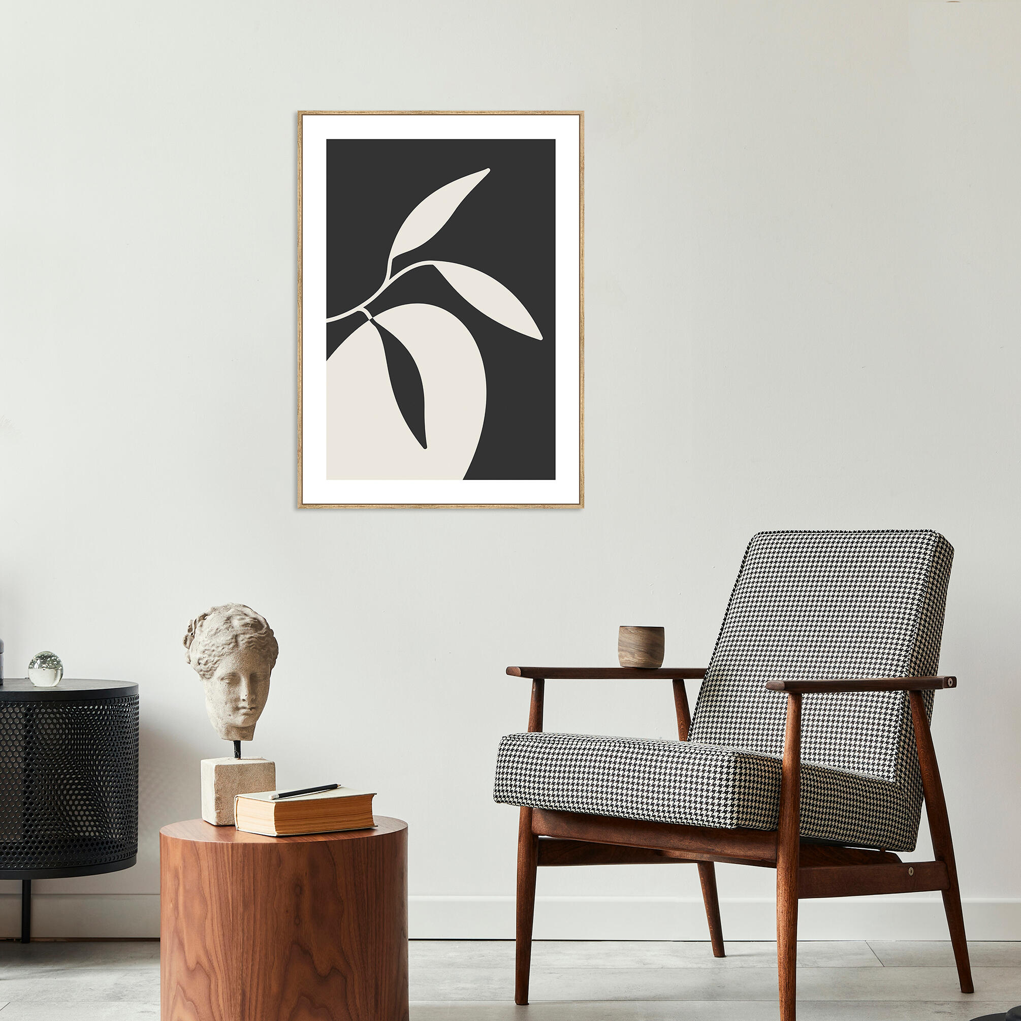 Cuadro con marco decoart hojas 51 cm x 71 cm