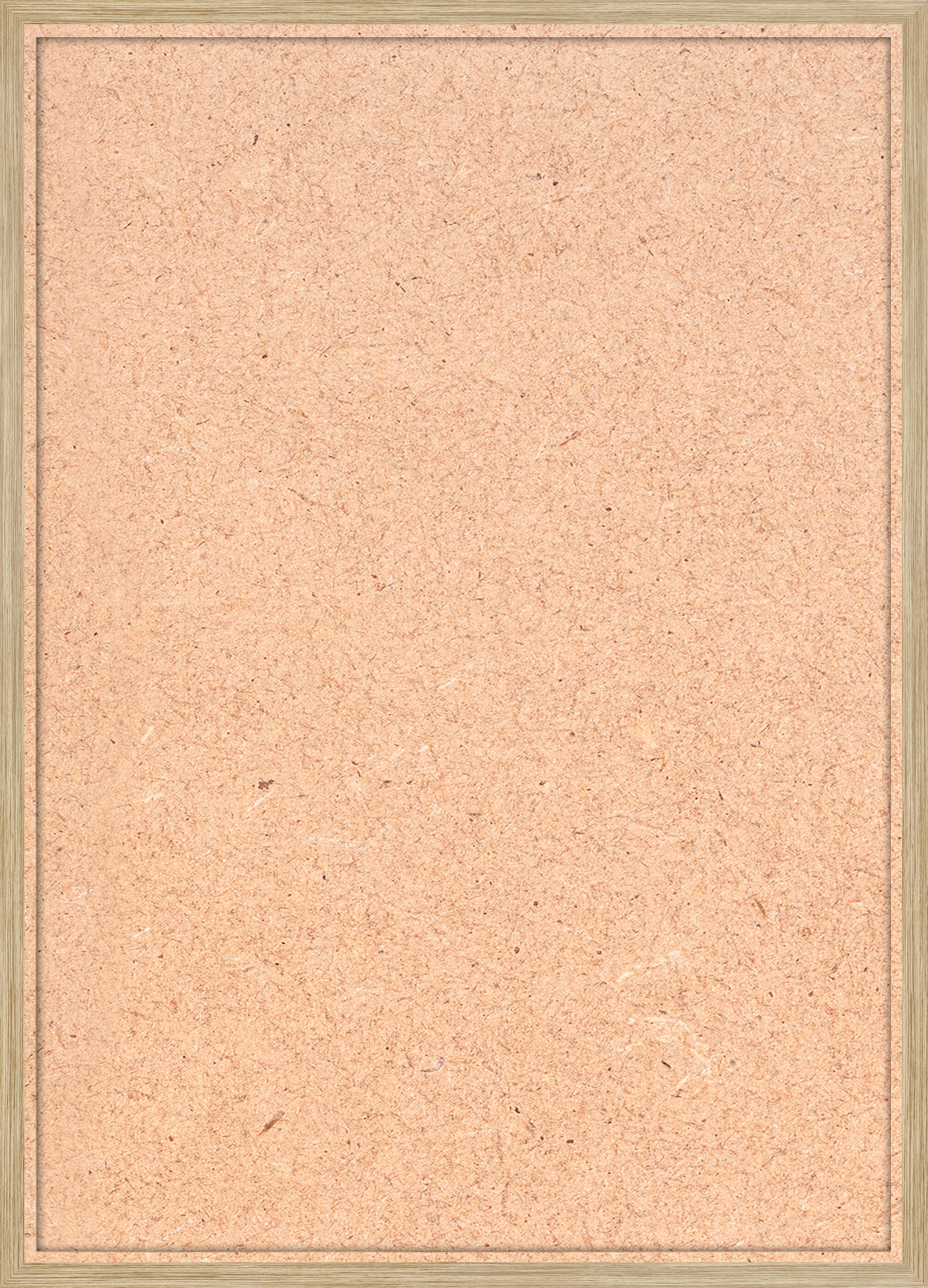 Cuadro pintura impresa enmarcada Botánica rectangular de 51 x 71 cm. MDF Hoja marrón. Marco color Haya - 5