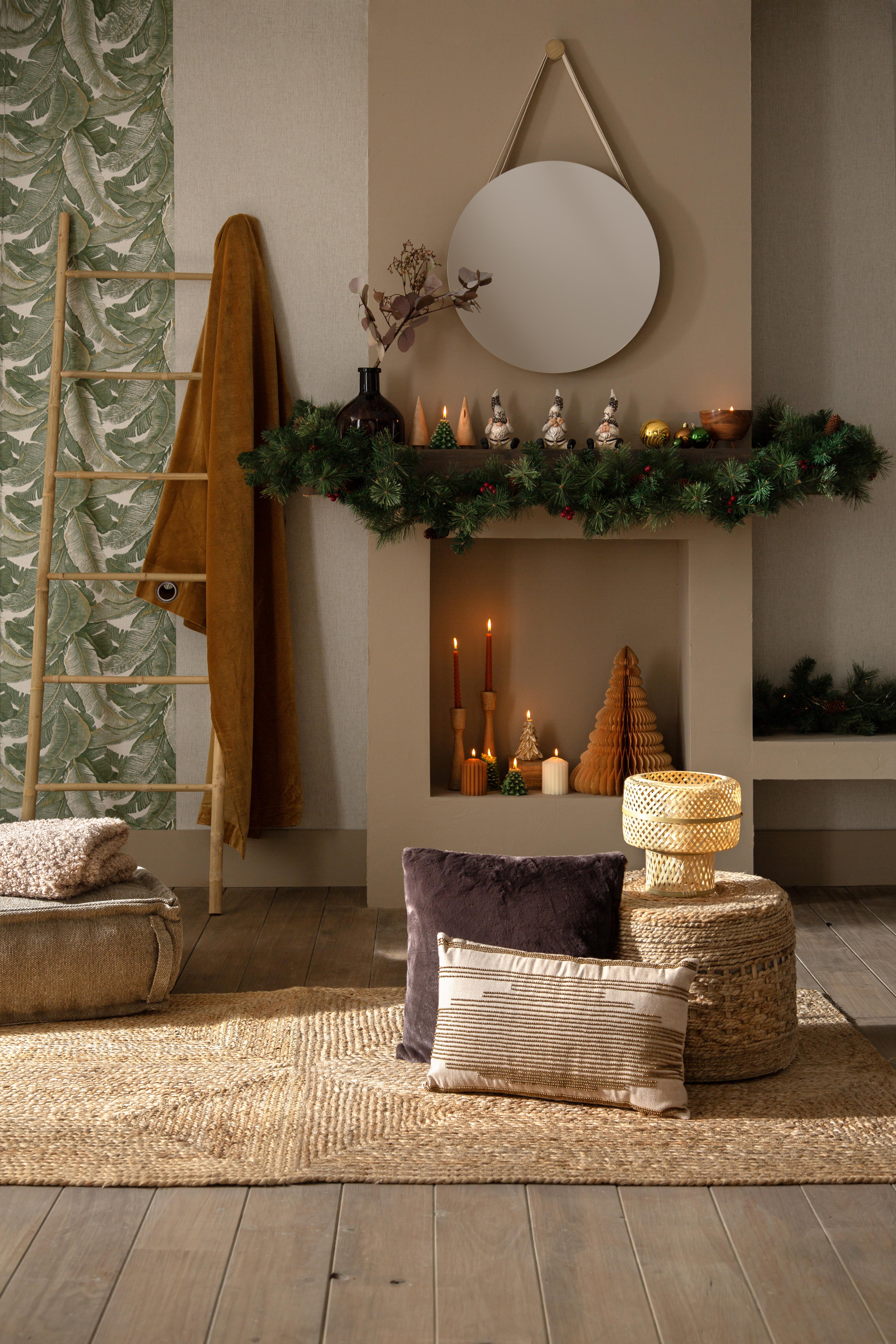 Candeeiro de mesa PANGA INSPIRE 21cm 1 luz bamboo - 17