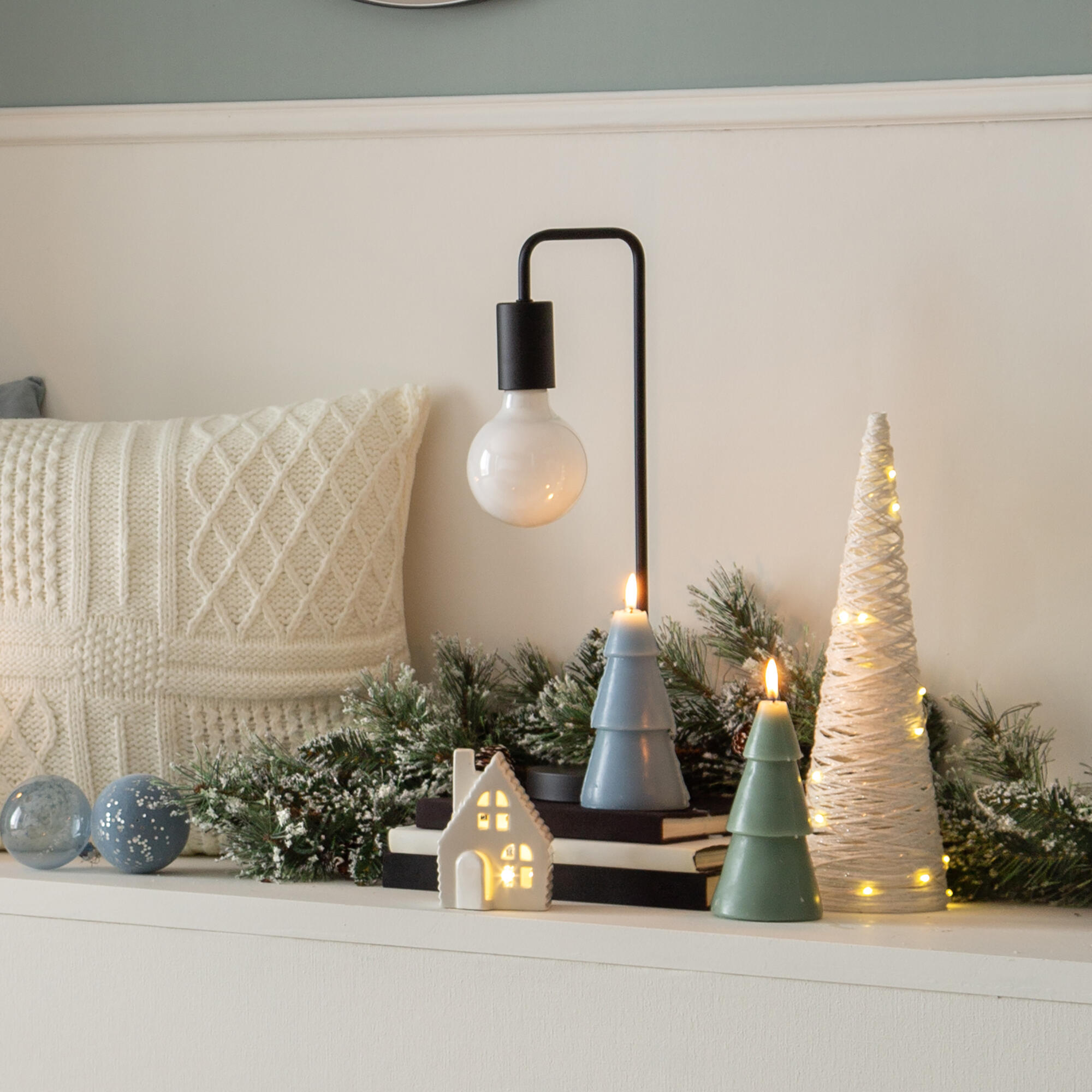 Lámpara de mesa compatible con casquillo E27 Lina INSPIRE con estructura hierro negro alimentación a red - 5