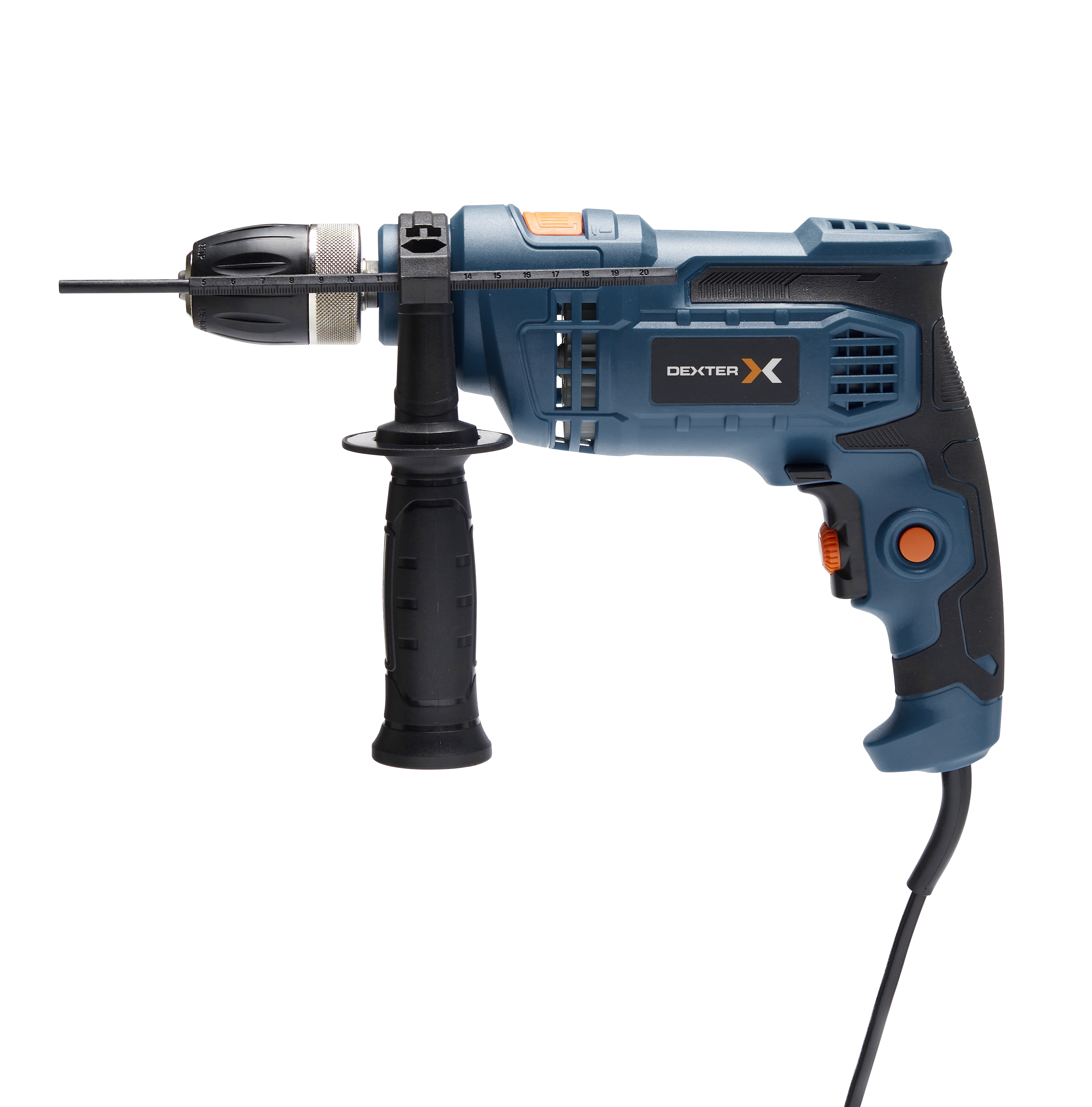 Kit DEXTER Taladro percutor+Bolsa+brocas - 2