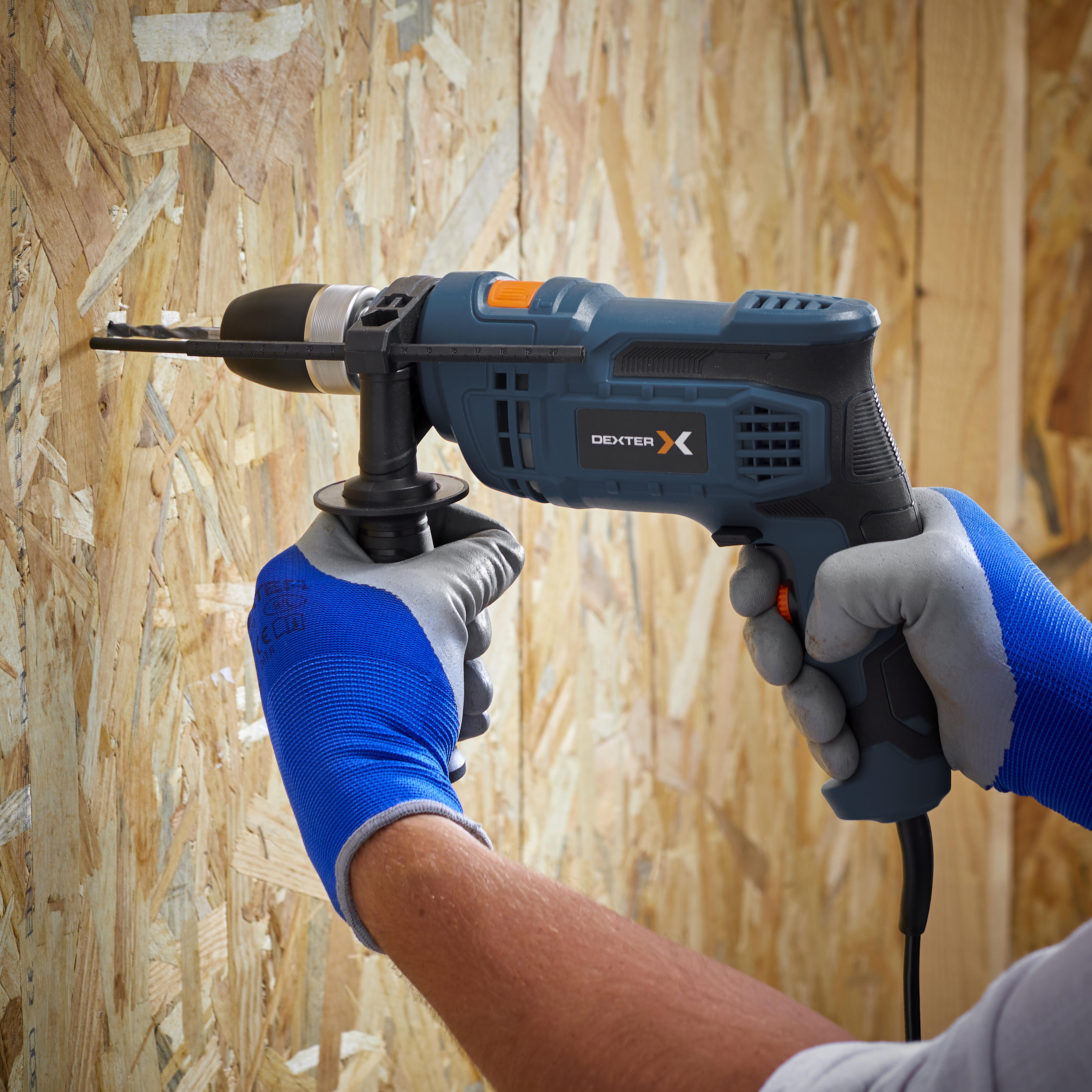 Berbequim percutor com fio 900W 3000 rpm Dexter 900ID2.5 - 8