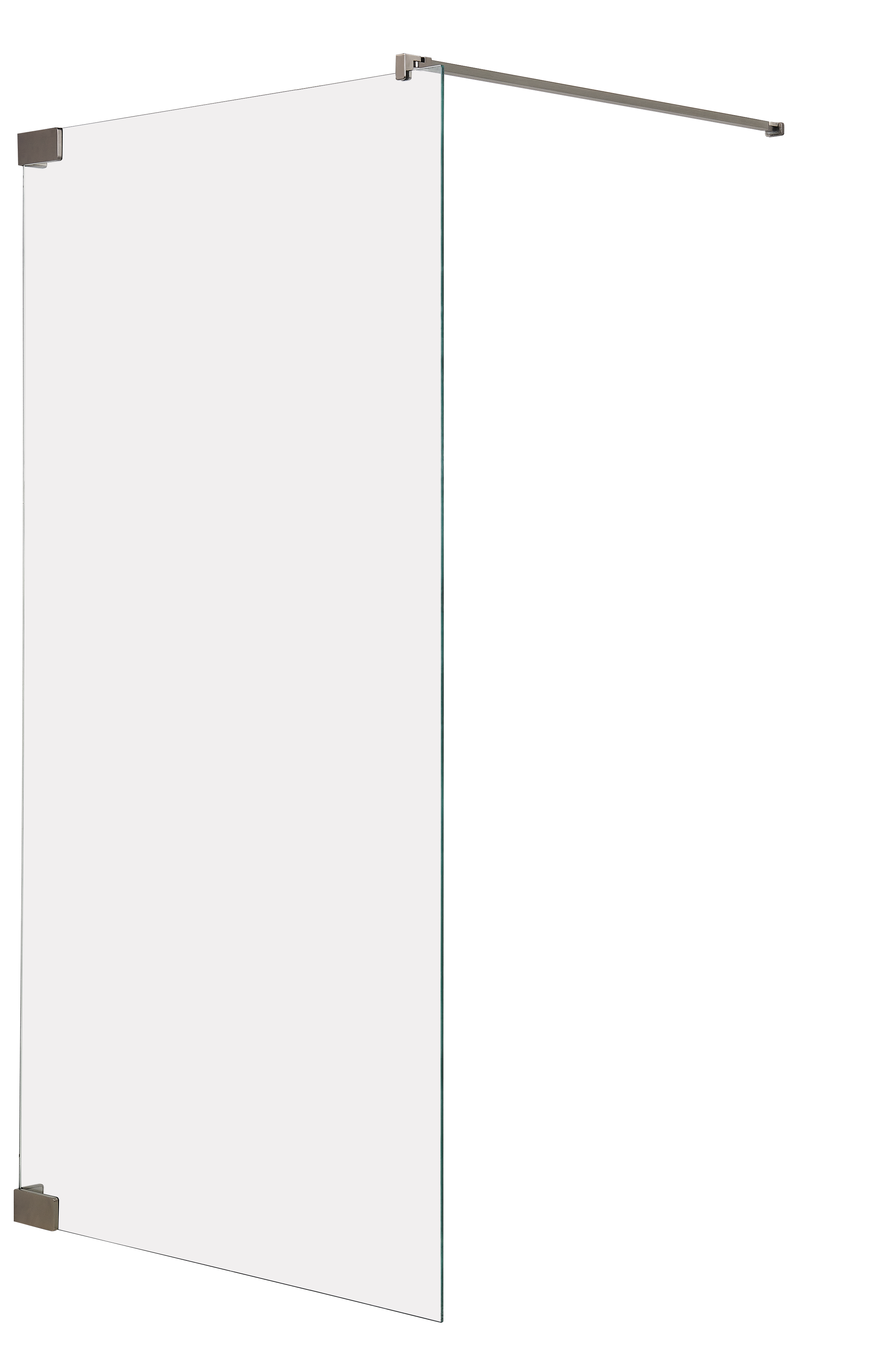 Kabina Walk-in Pure 100x200 transparentna profil grafitowy szczotkowany Sealskin