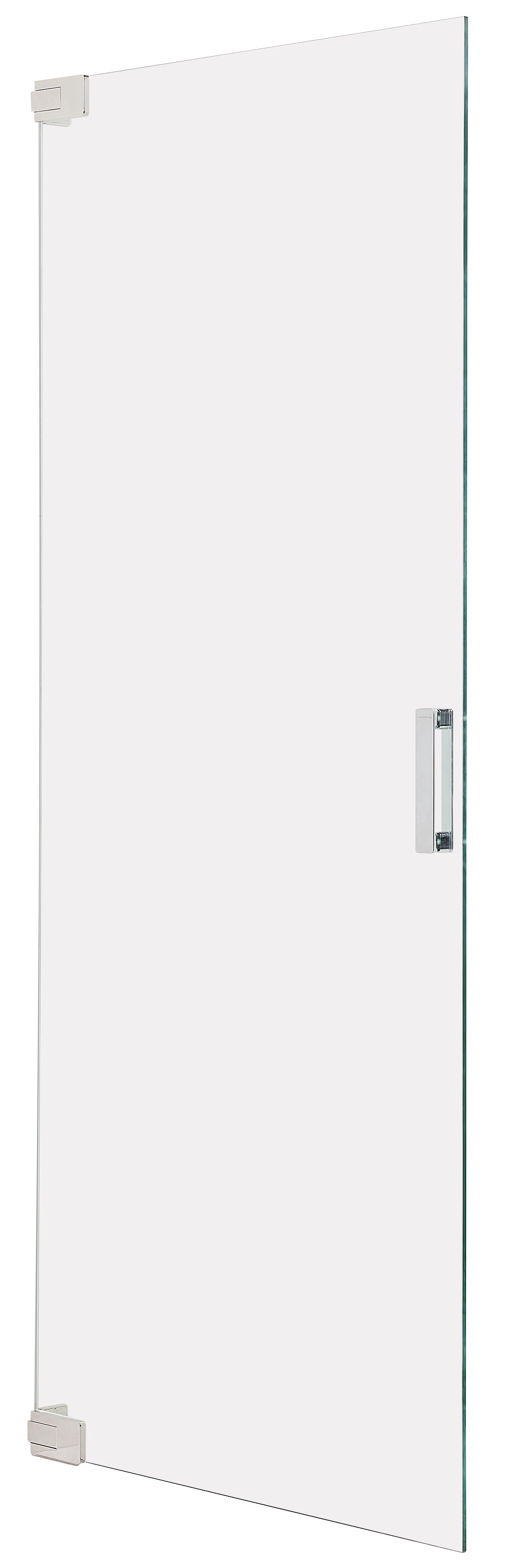 Drzwi prysznicowe uchylne do wnęki chromowane Pure 100x200 cm Sealskin