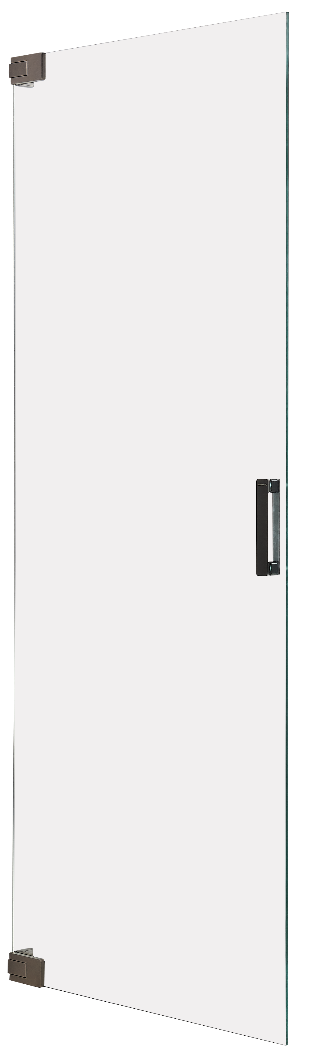 Drzwi prysznicowe uchylne do Walk-in szare Pure 90x200 cm Sealskin
