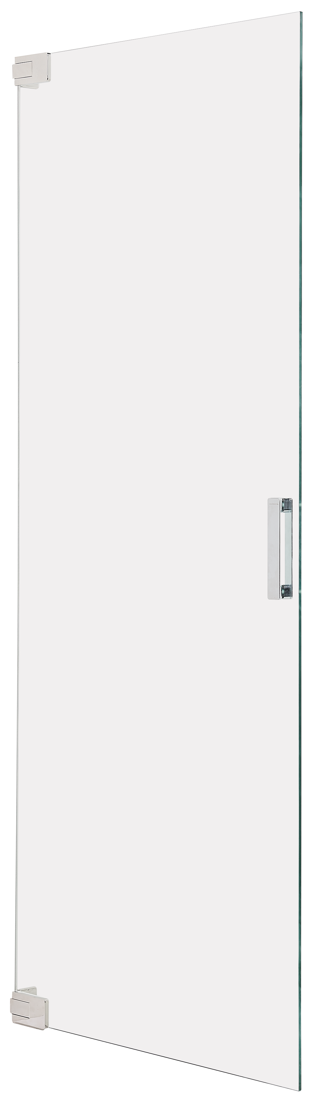 Drzwi prysznicowe uchylne do wnęki Pure chromowane 90x200 cm Sealskin