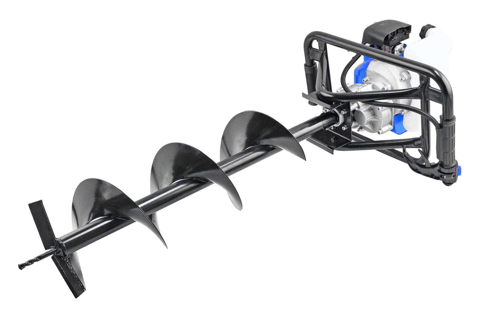 Mototrivella A Scoppio Fuxtec EB152 52cc Con 3 Punte Da 100/150/200mm - Per Fori E Giardinaggio - Foto 2