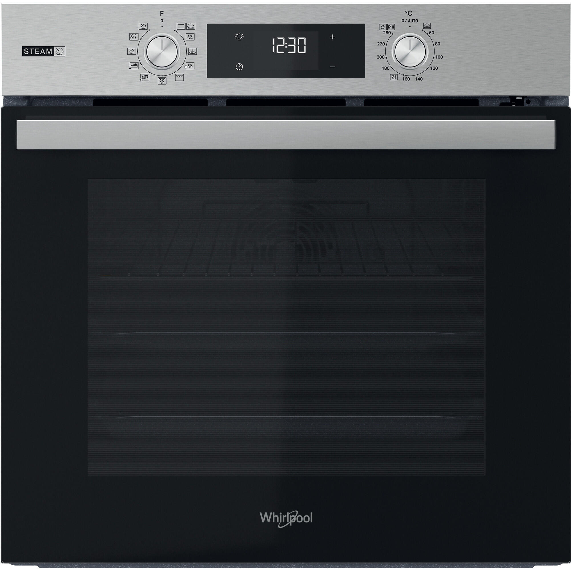 horno multifuncion whirlpool omsr58ru1sx 71l pirolisis negro clase a