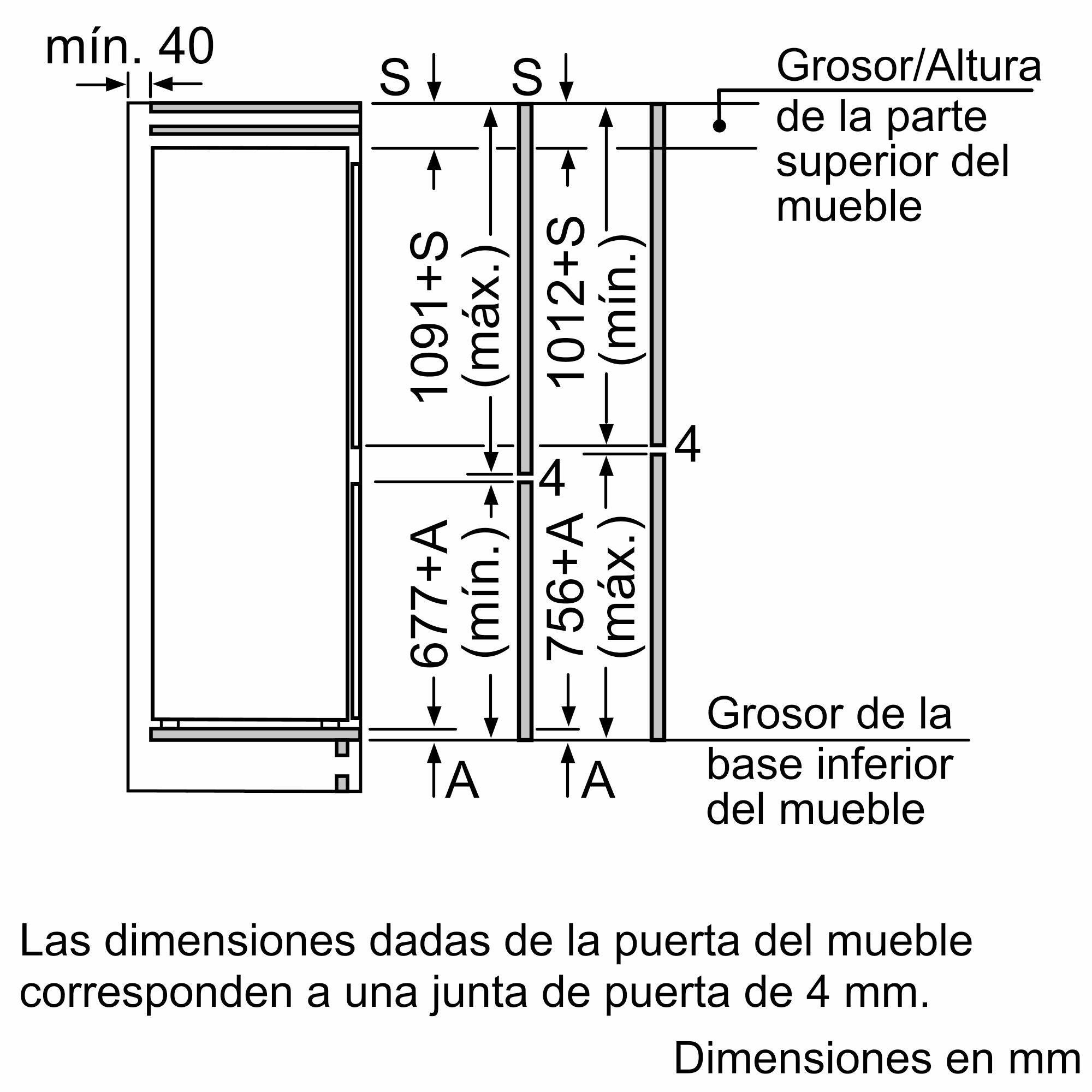 Frigorífico combi integrable BALAY 3KIE711S cíclico 177cm 183L blanco clase E - 9