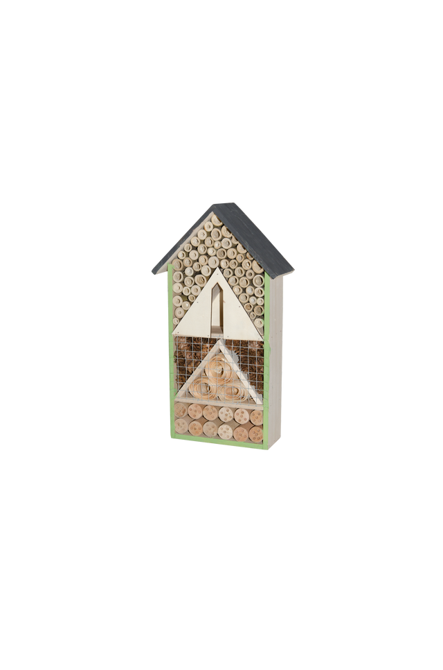 Domek dla pożytecznych owadów 20x7x36.5 cm drewniany piętrowy