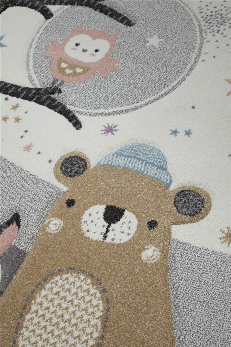 Tappeto Friends in polipropilene, L 190 x L 133 cm, rosa - 4