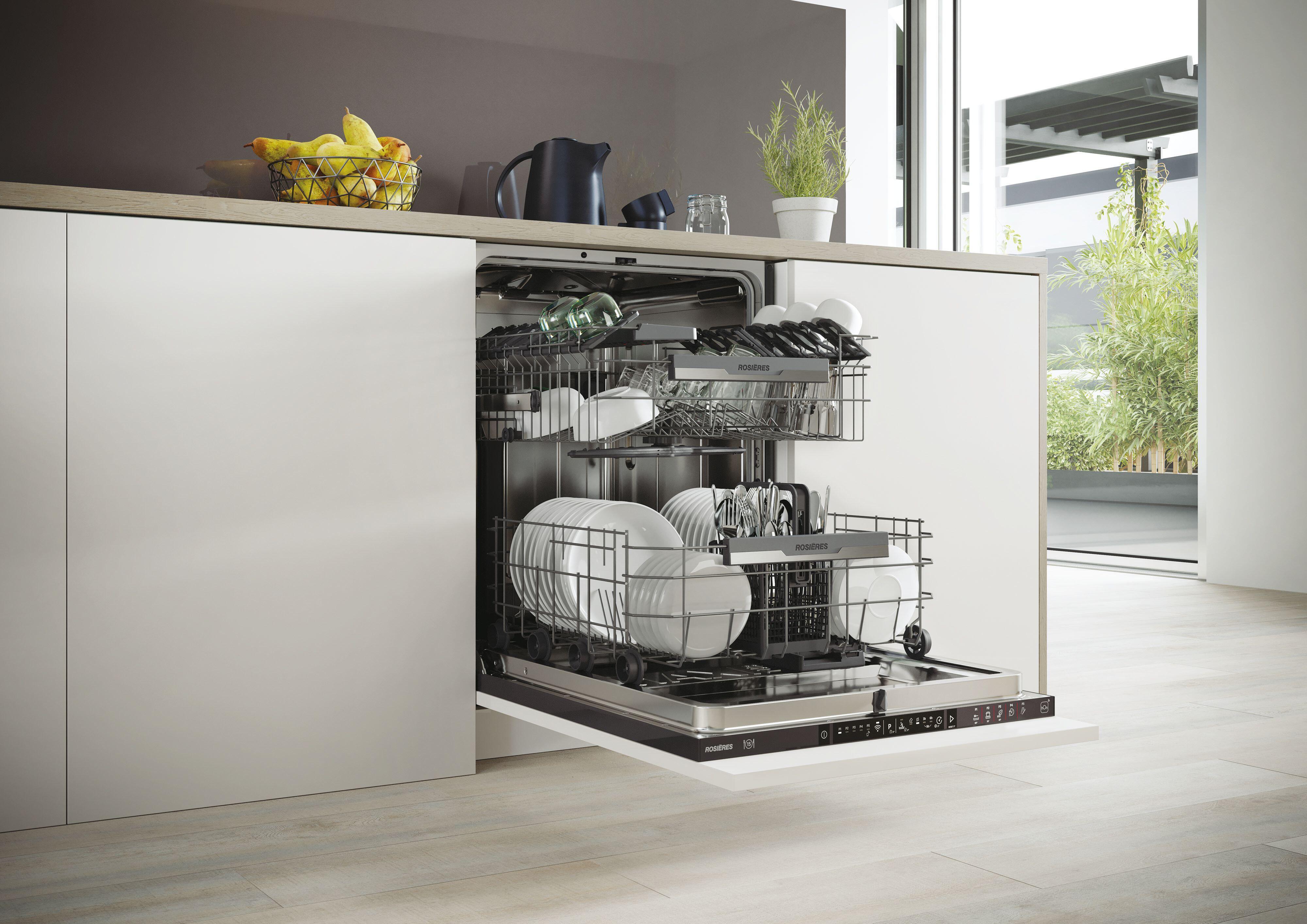 Lave-vaisselle intégrable l.60 cm 15 couverts ROSIERES RS 5C4L0A-47 - 2