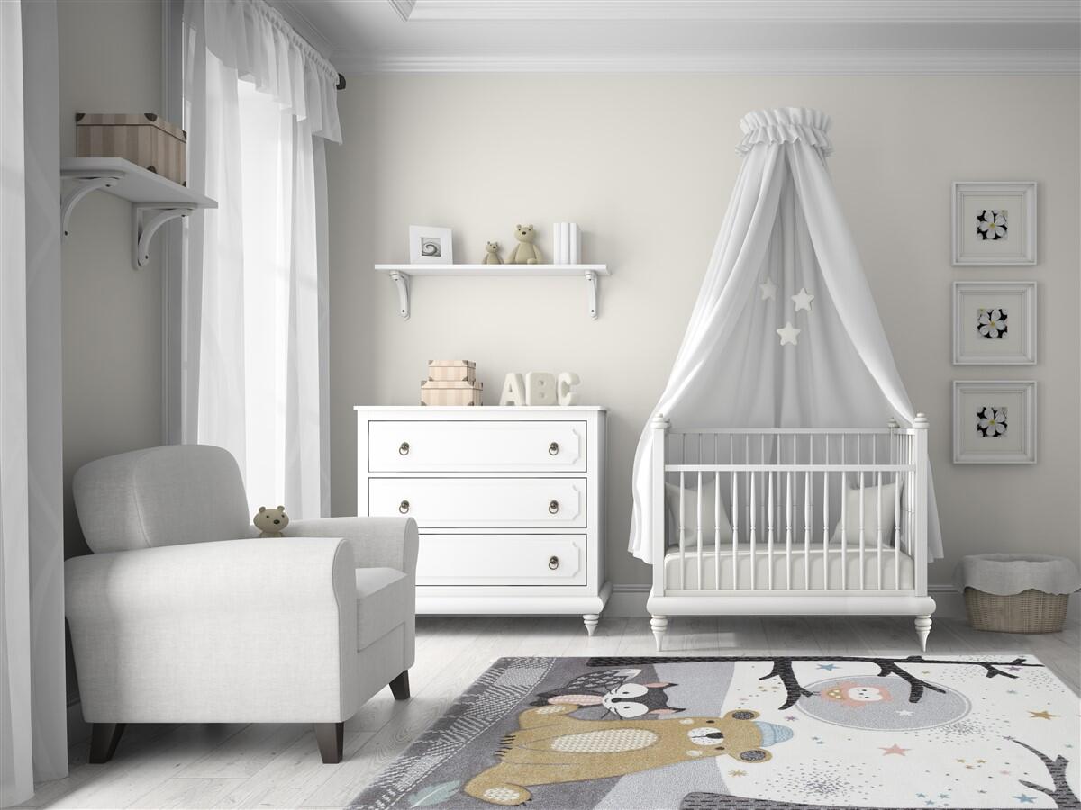 Tappeto Friends in polipropilene, L 190 x L 133 cm, rosa - 2