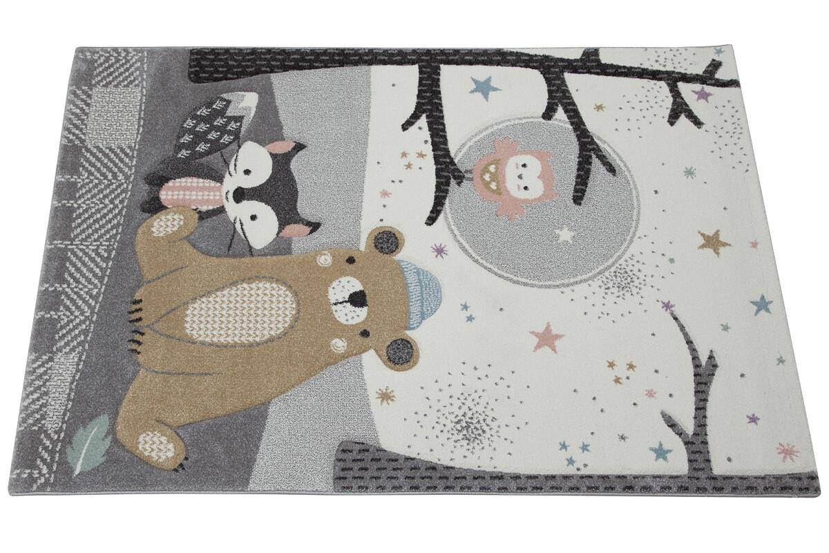 Tappeto Friends in polipropilene, L 190 x L 133 cm, rosa - 3