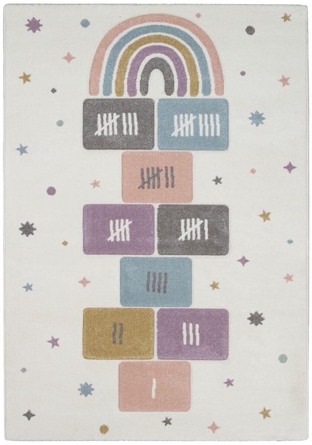 Tappeto Campana in polipropilene, L 190 x L 133 cm, rosa