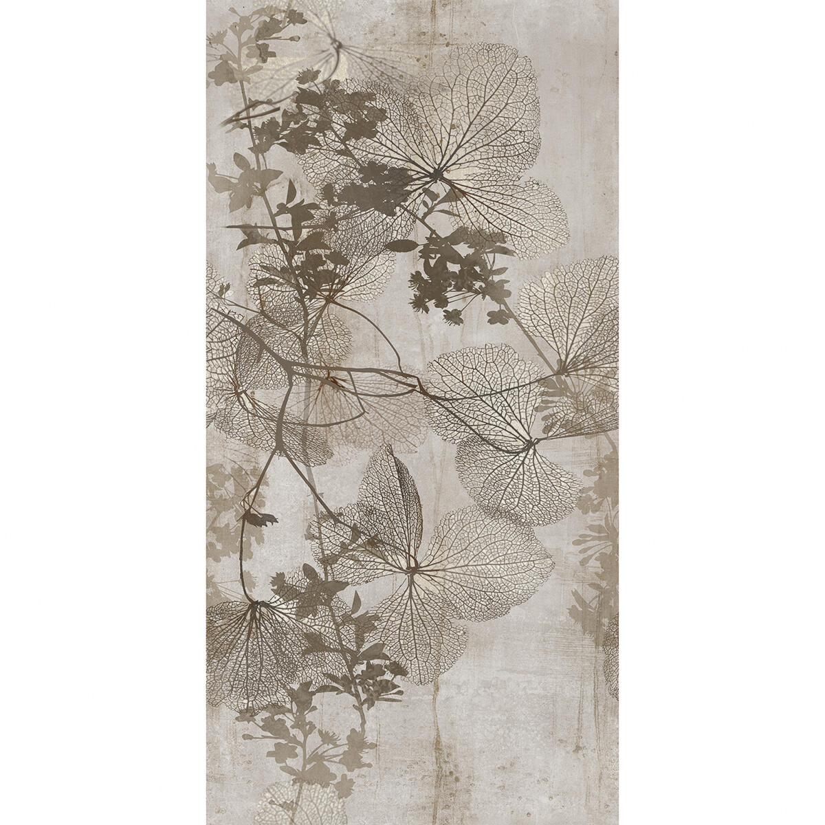 Piastrella da pavimento e rivestimento interno 60 x 120 cm Sp. 9.5 mm rettificato Habita Leaf in gres porcellanato grigio e beige opaco traffico medio forte (pei 3/5) R9 1.44 mq - 10