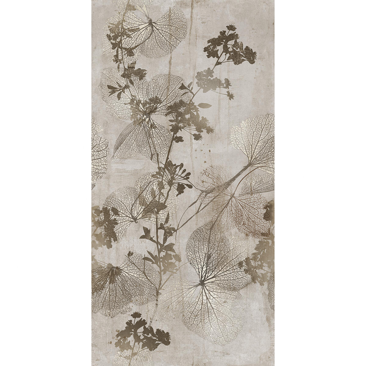 Piastrella da pavimento e rivestimento interno 60 x 120 cm Sp. 9.5 mm rettificato Habita Leaf in gres porcellanato grigio e beige opaco traffico medio forte (pei 3/5) R9 1.44 mq - 9