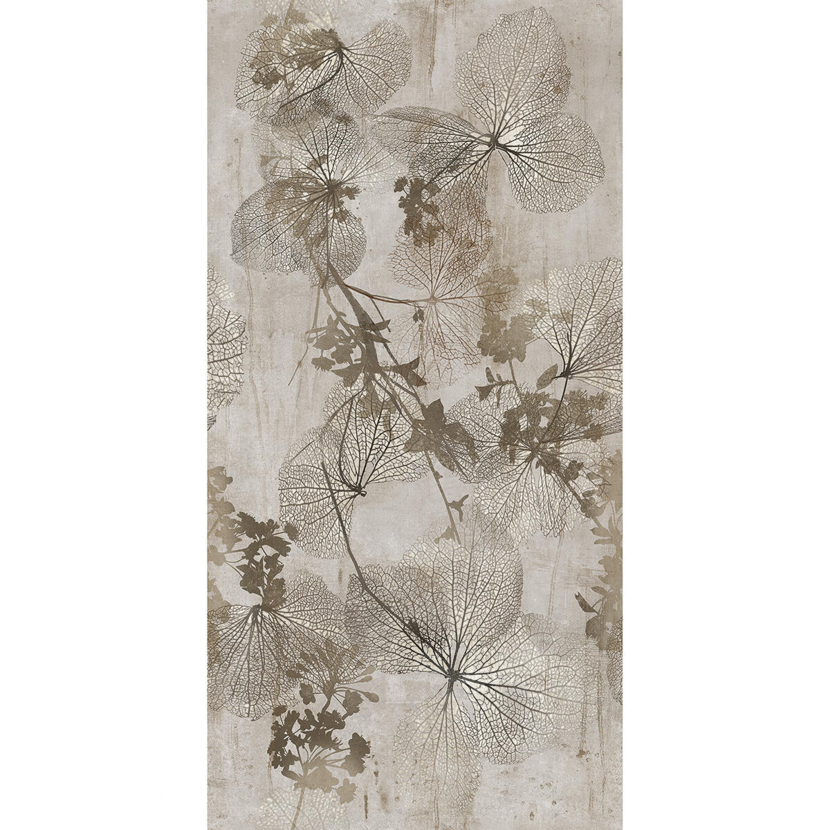 Piastrella da pavimento e rivestimento interno 60 x 120 cm Sp. 9.5 mm rettificato Habita Leaf in gres porcellanato grigio e beige opaco traffico medio forte (pei 3/5) R9 1.44 mq - 8