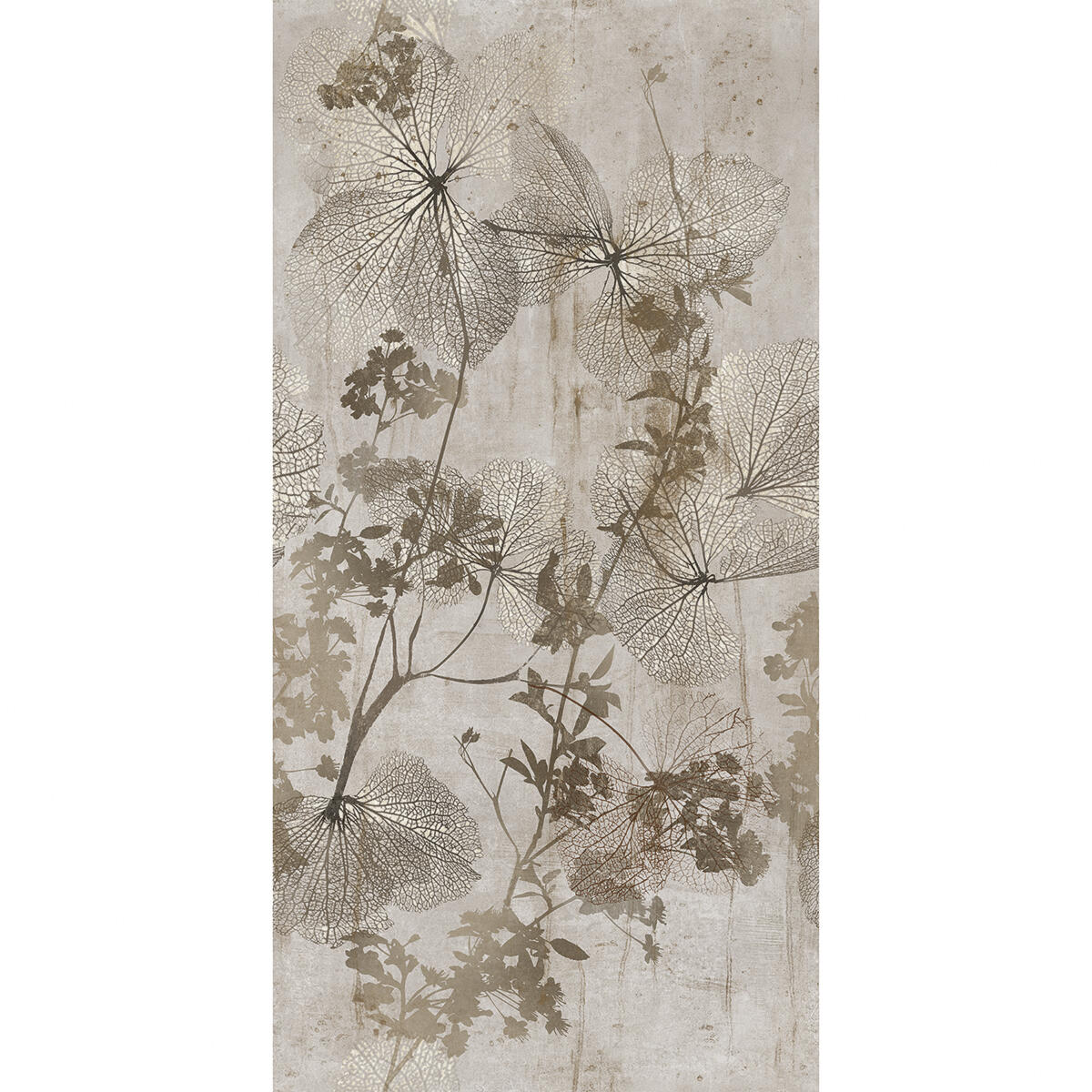 Piastrella da pavimento e rivestimento interno 60 x 120 cm Sp. 9.5 mm rettificato Habita Leaf in gres porcellanato grigio e beige opaco traffico medio forte (pei 3/5) R9 1.44 mq - 7