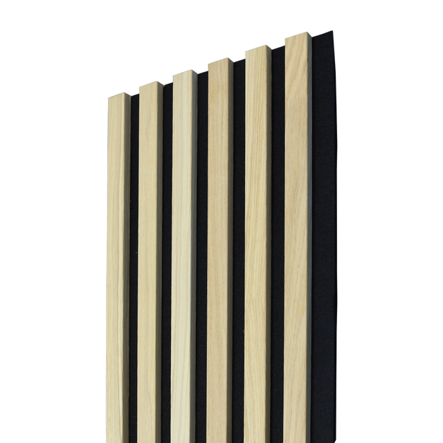 Panele ścienne 3D Lamel na czarnym filcu 265X30 Dąb Premium 6 lameli