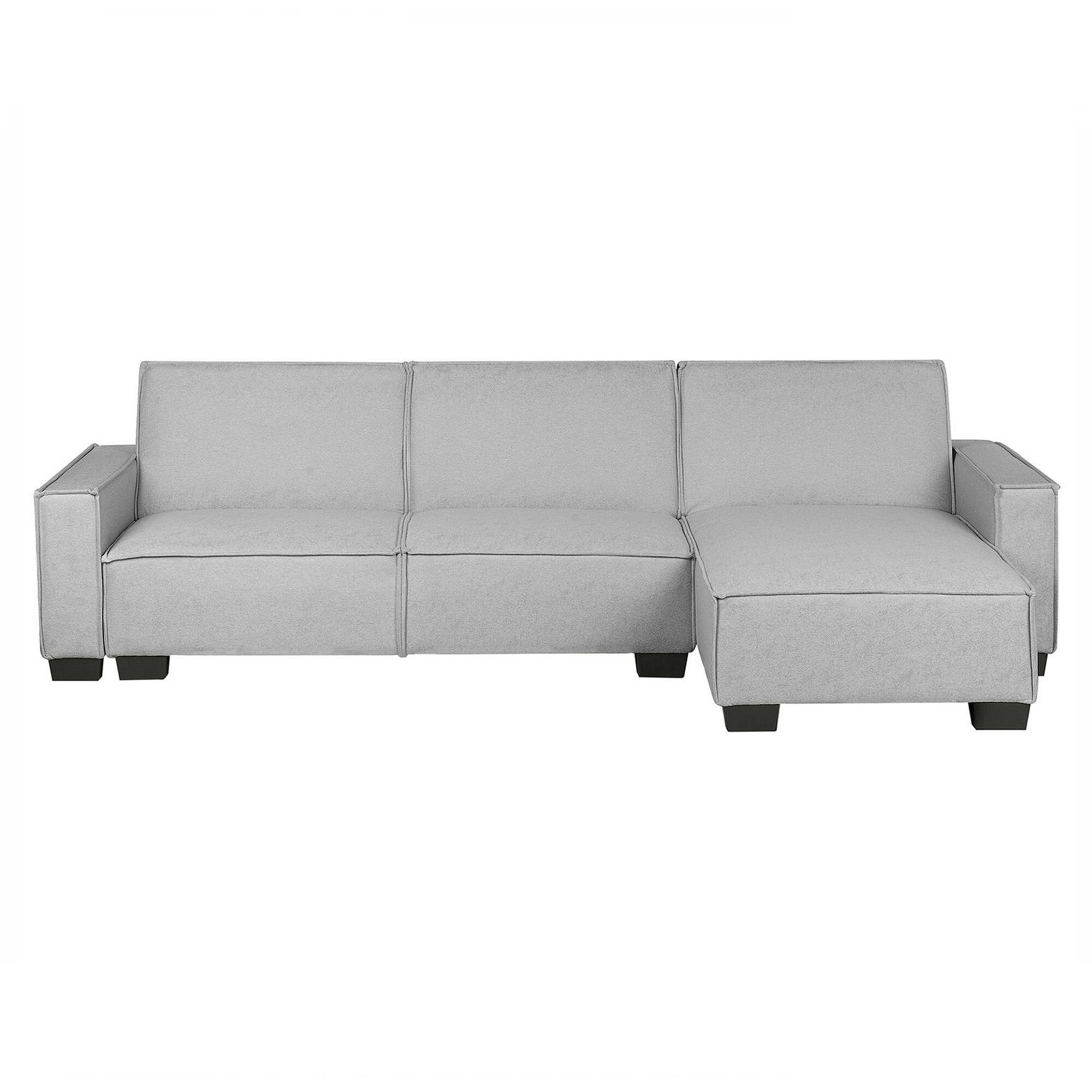 Sofa Chaise Longue HELA Reversible Mink 4 Plazas 265x150 CM Tanuk