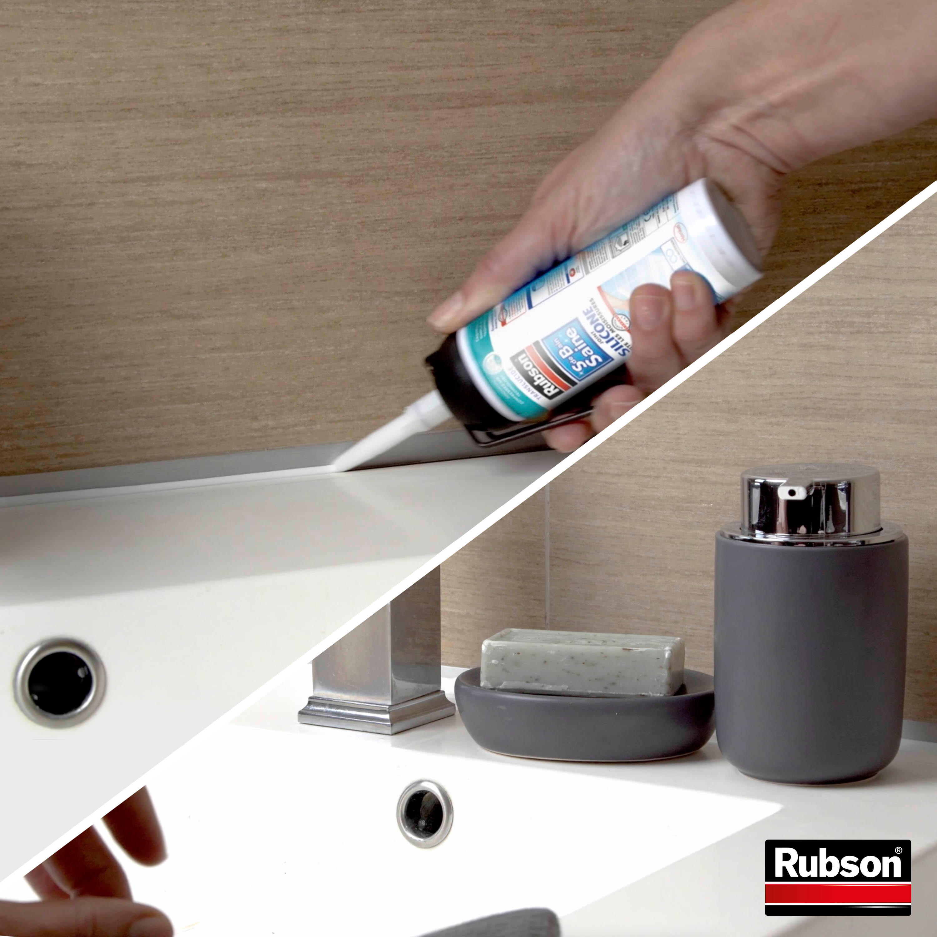 Silicone RUBSON blanc 200 ml Salle de bain saine - 3