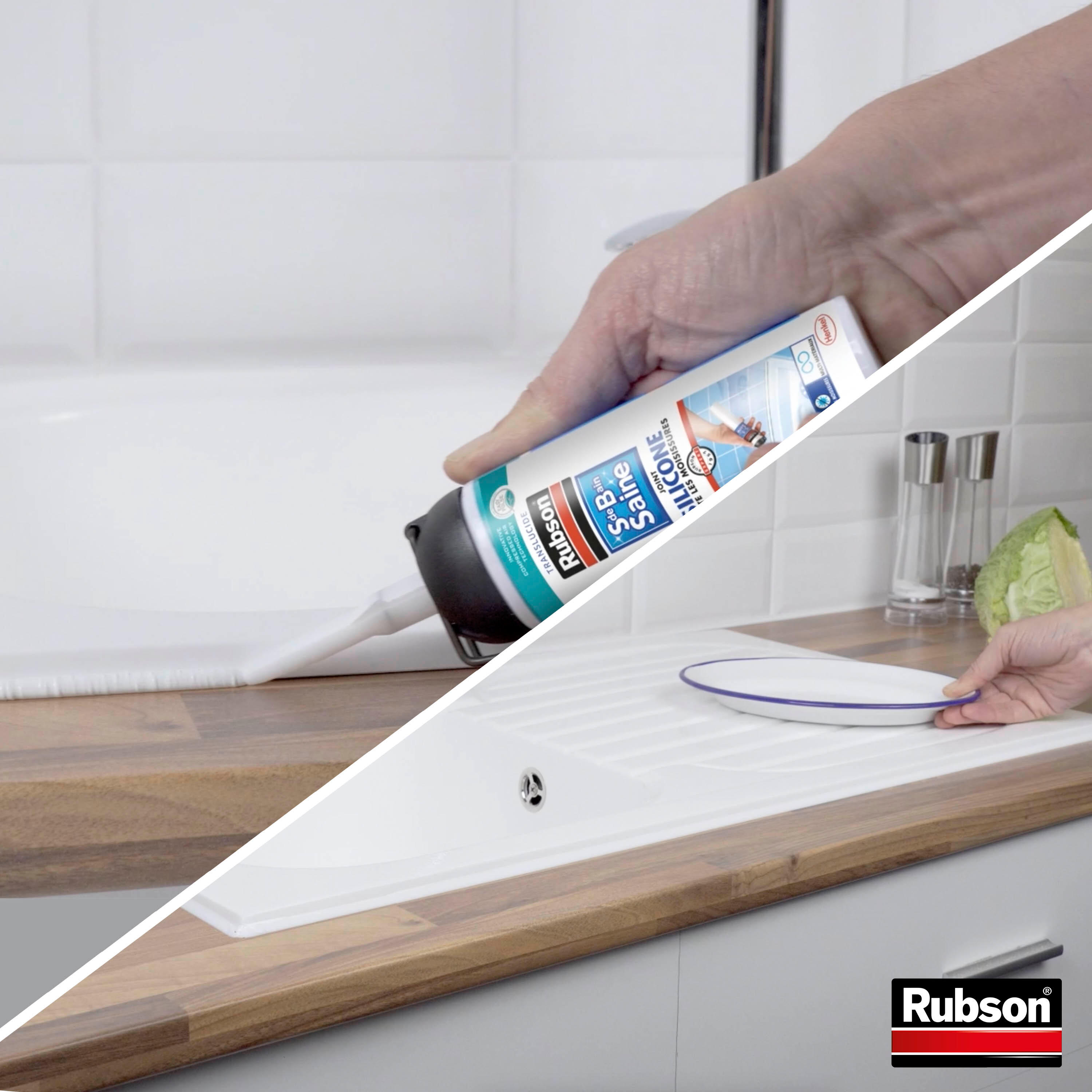 Silicone RUBSON blanc 200 ml Salle de bain saine - 4
