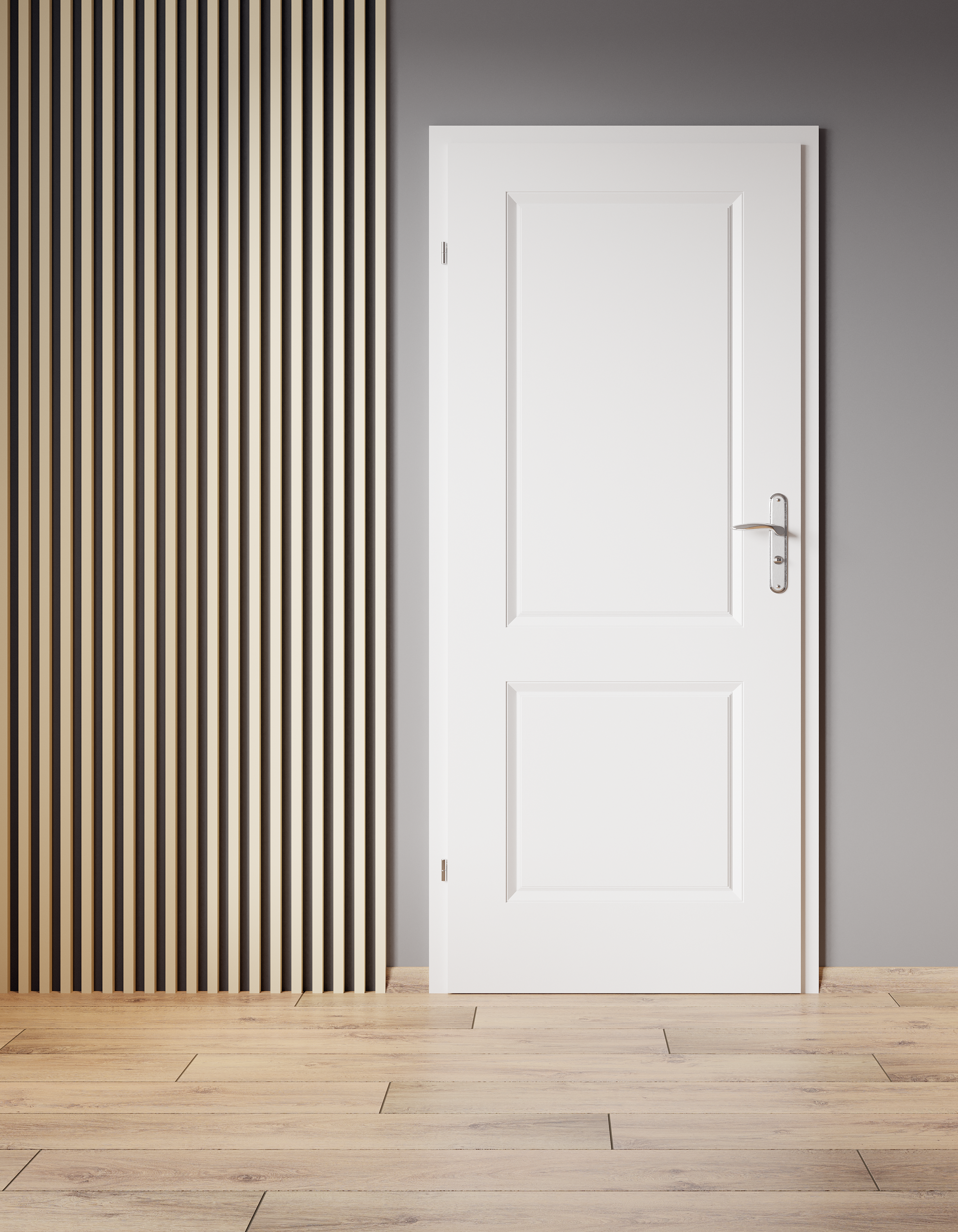 Drzwi wewnętrzne pełne Morano II Białe 80 Lewe Classen - 3