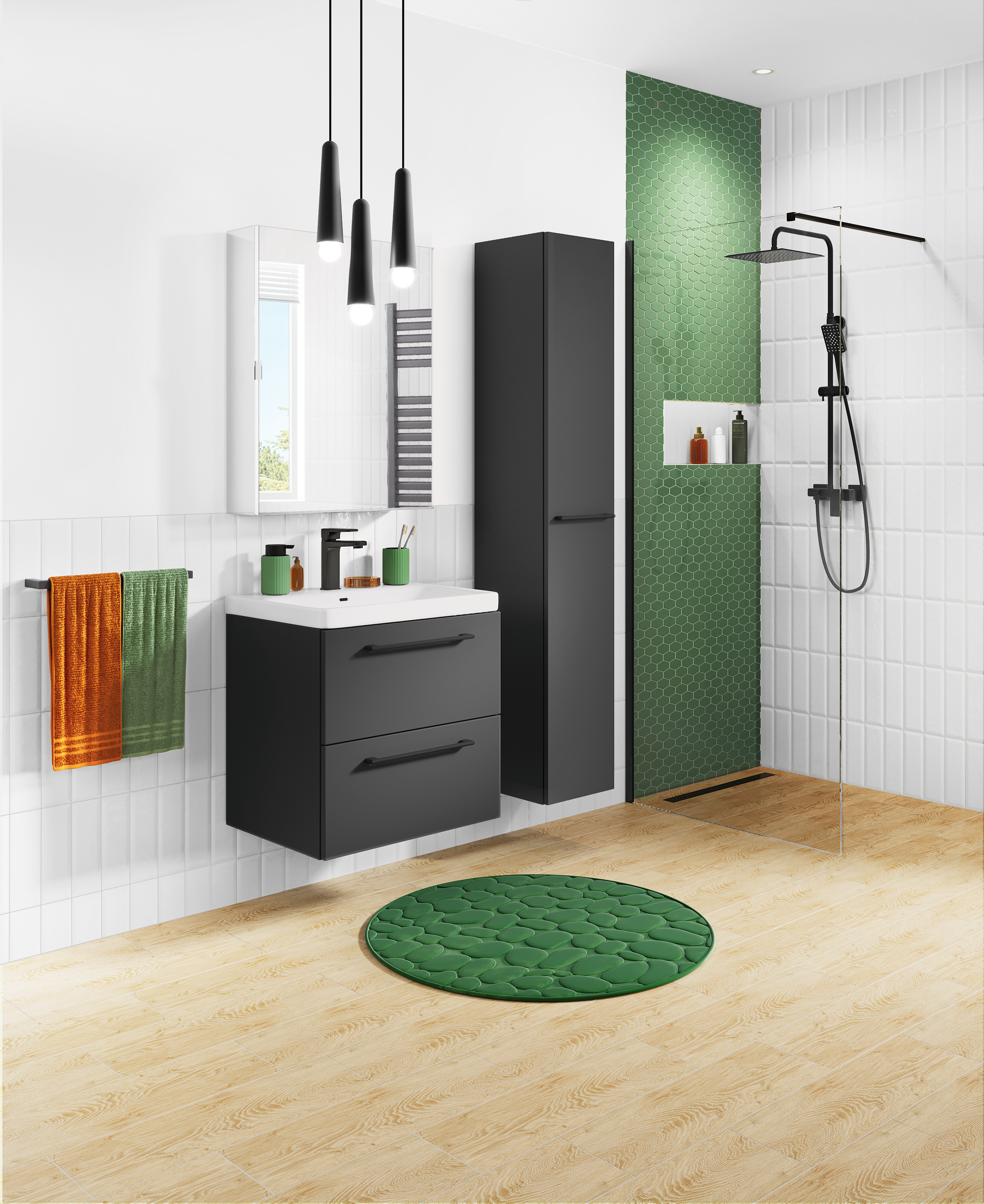 Umywalka meblowa Remix New 61 X 49.5 Sensea - 5