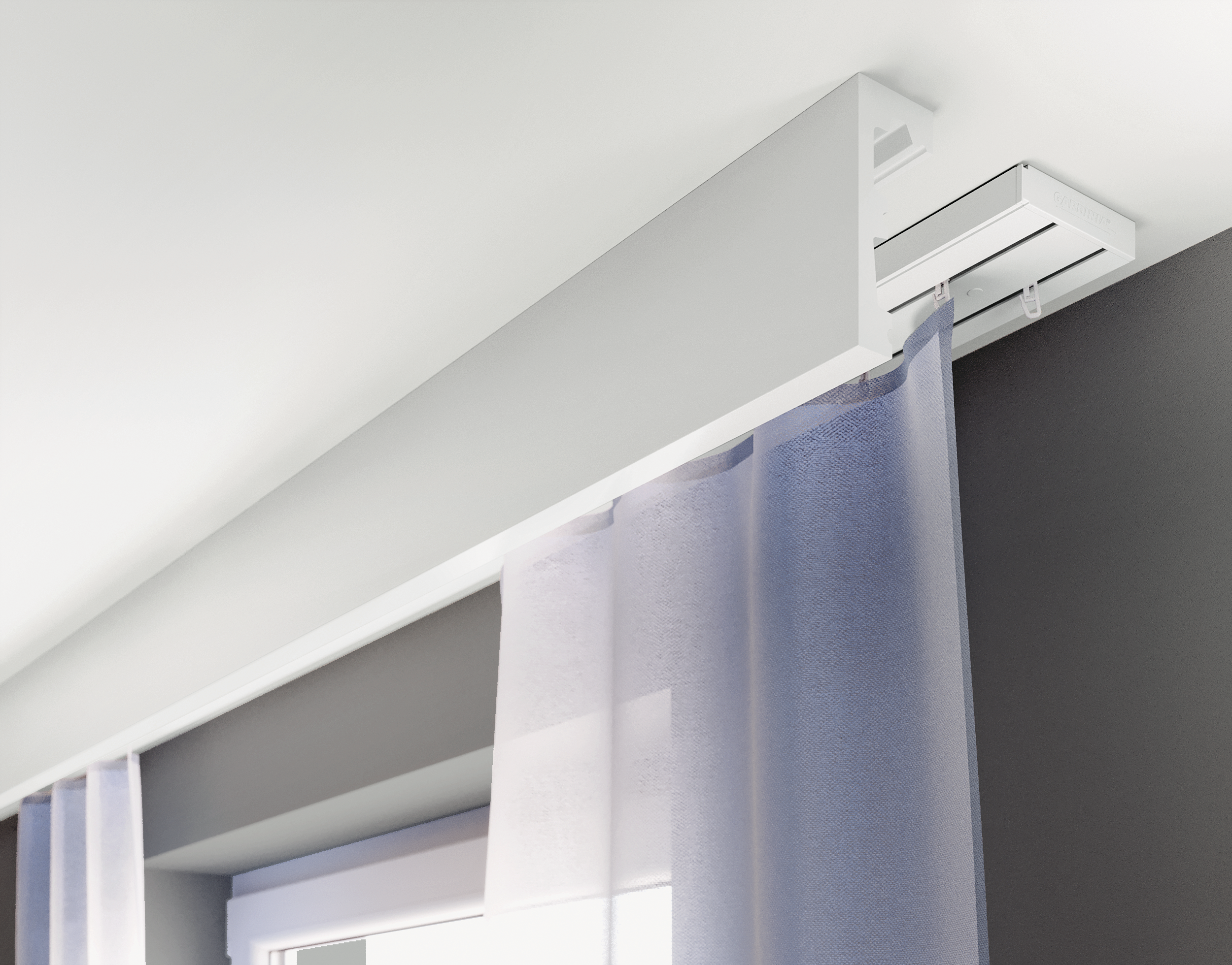 Listwa karniszowa LK-1 do LED z polimeru 10 x 200 cm DMS - 4