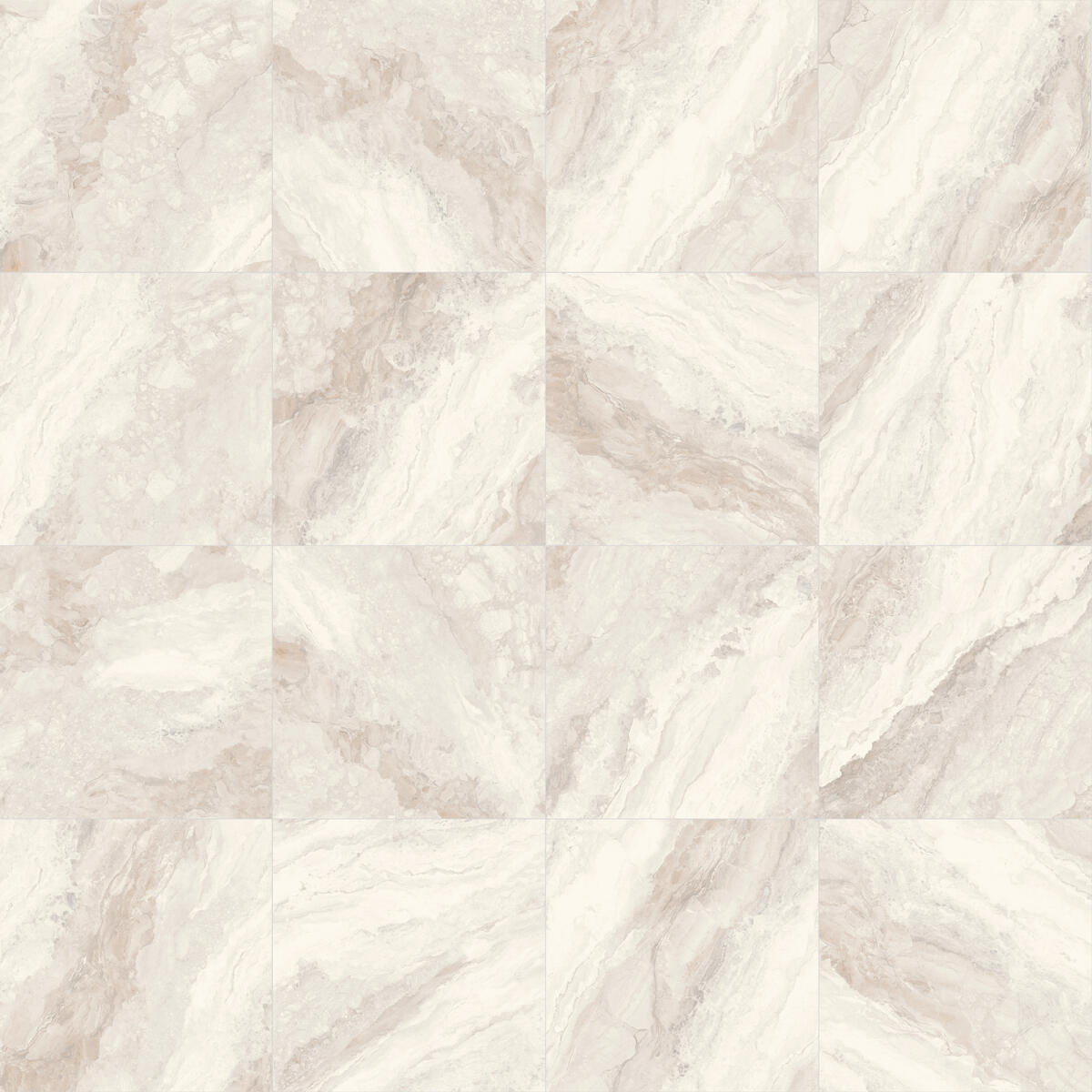Carrelage sol/mur intérieur effet marbre ivoire Mystic l.90 x L.90 cm SANT'AGOST - 4