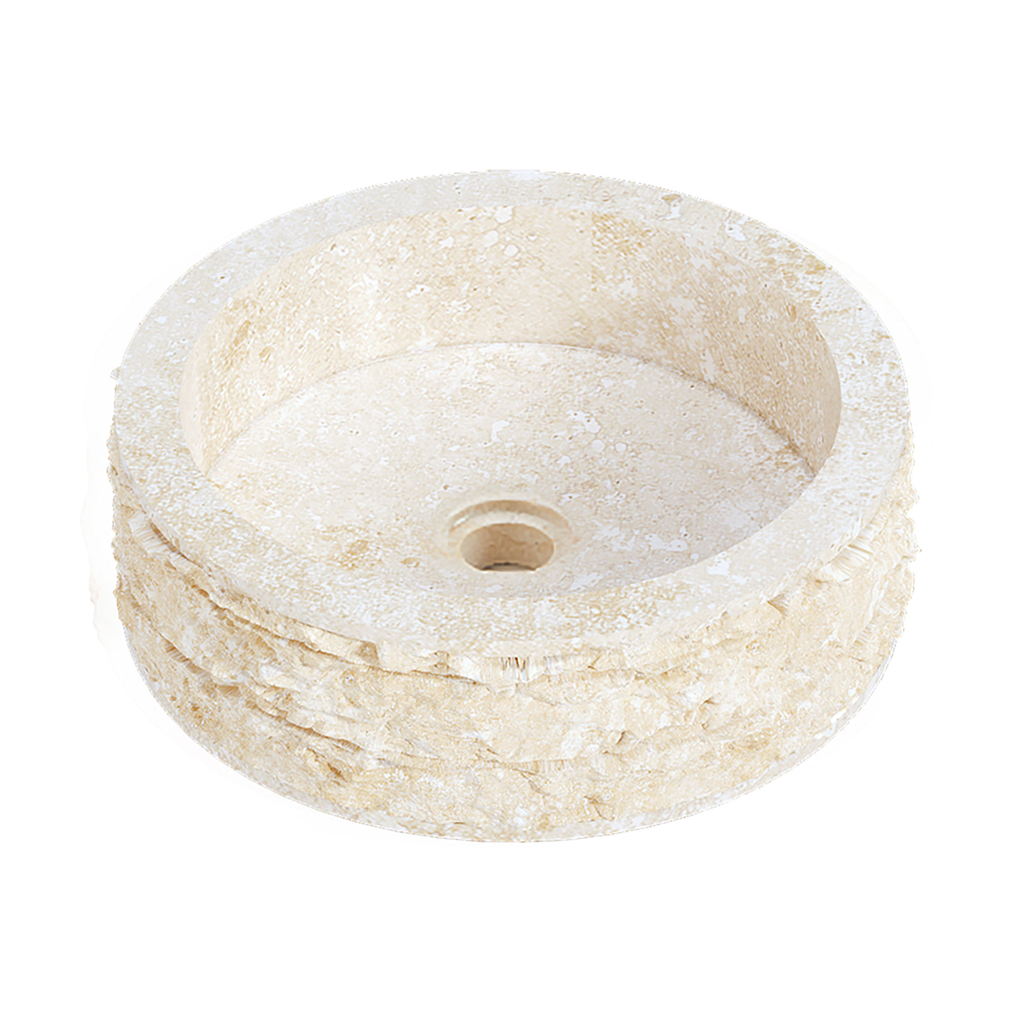 Lavatório Capri 40x40x15 cm mármore - 2