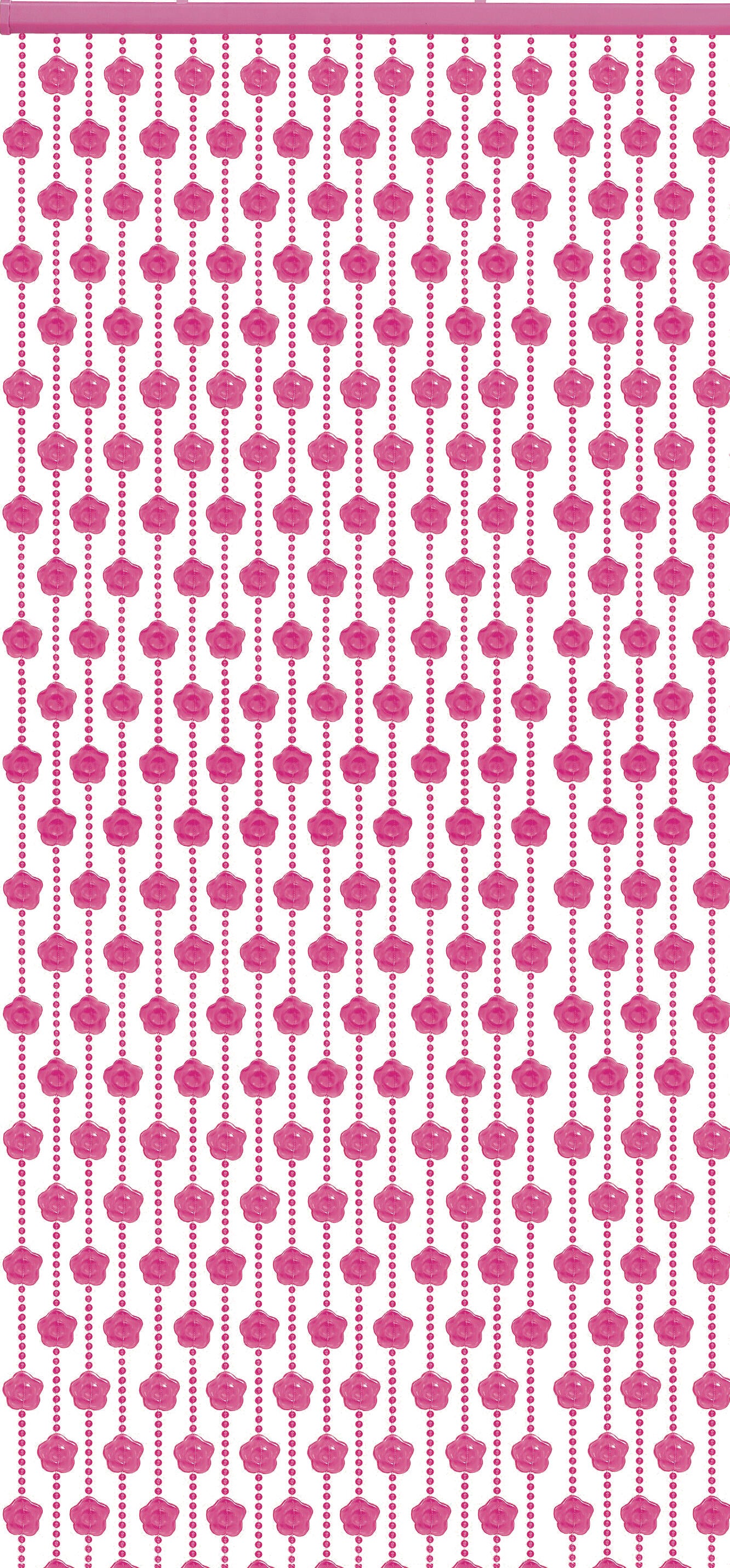 Cortina de puerta carla rosa 100x200 cm