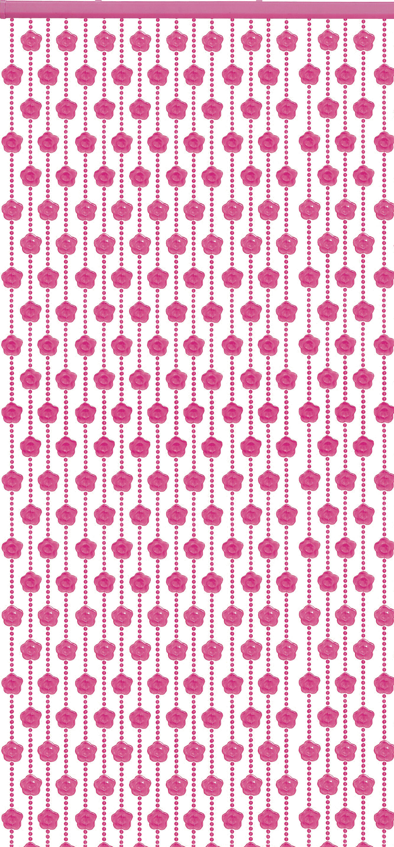 Cortina de puerta carla rosa 100x200 cm