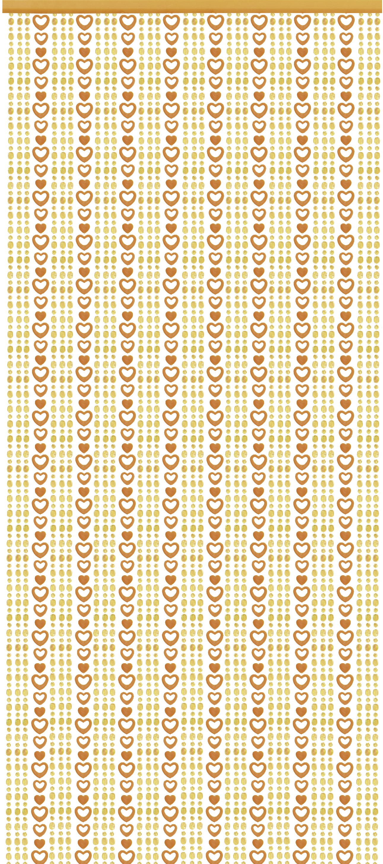 Cortina amanda naranja 100x200 cm