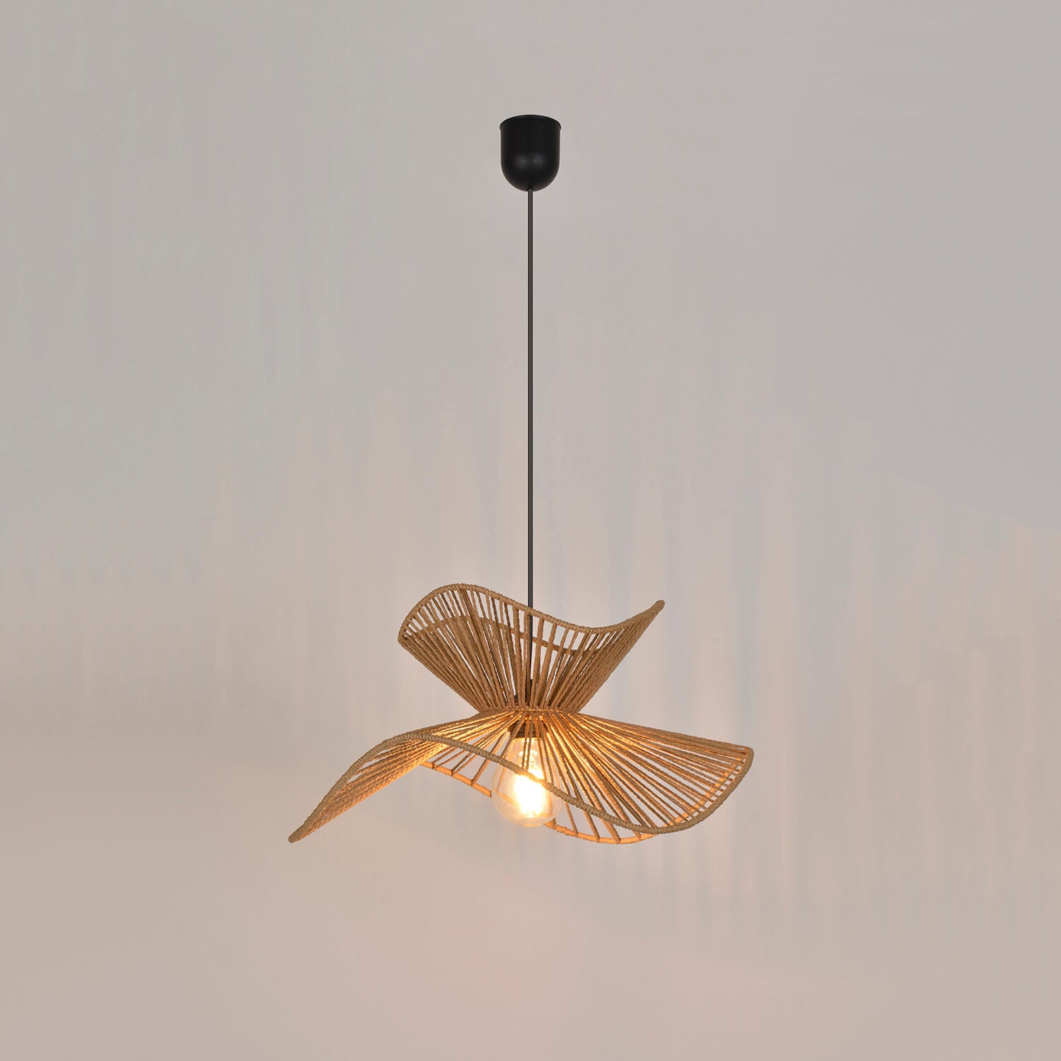 Suspension Sahara papier, beige, Diam.48 cm, E27 - 3