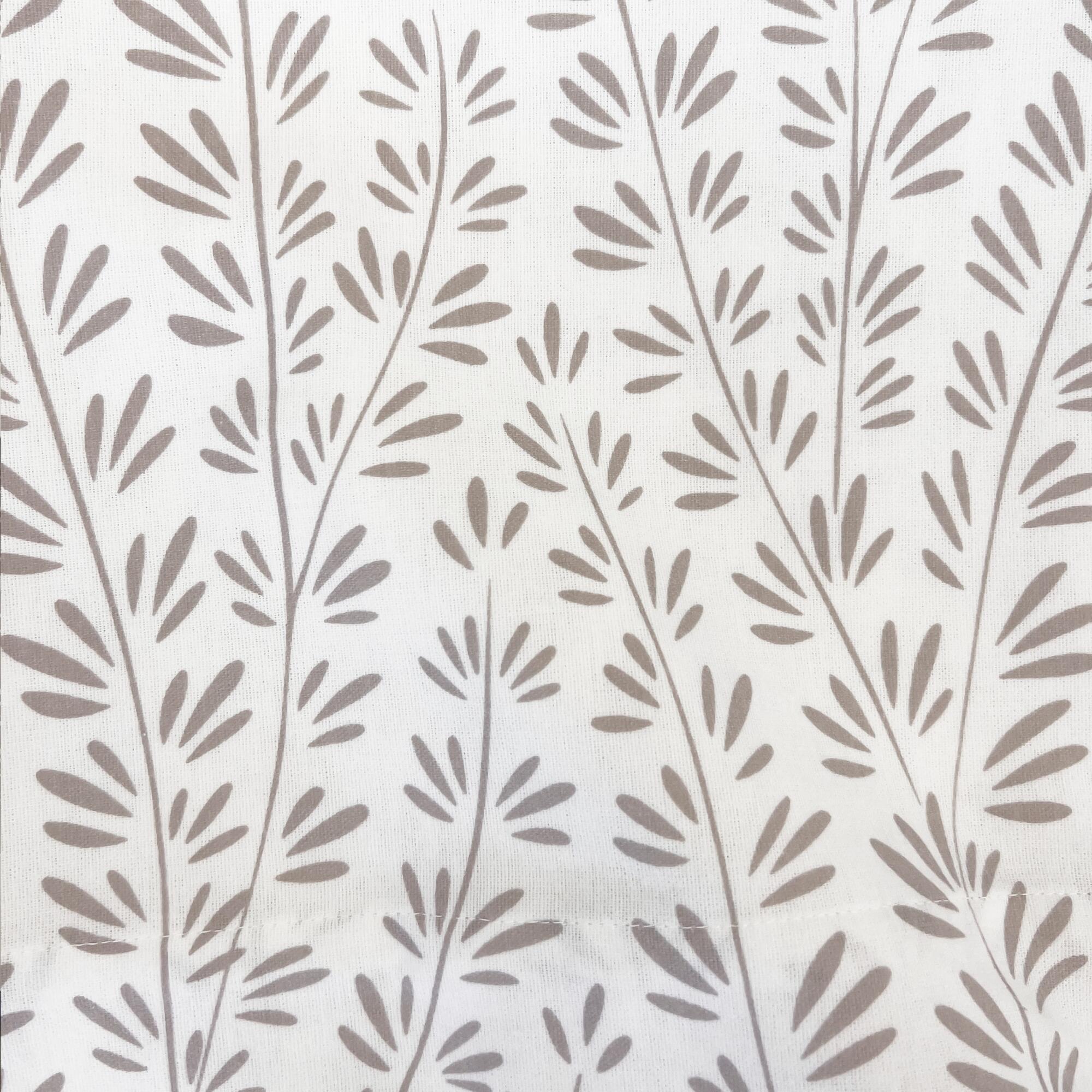 Sábana encimera Franela algodón 81 hilos beige 160x280 para cama de 90 cm - 5