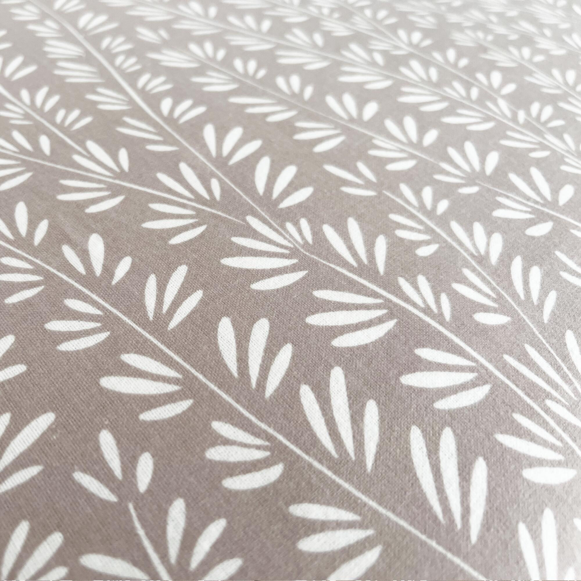 Sábana bajera con elástico algodón franela 81 hilos beige 150x200 para cama de 150 cm - 4