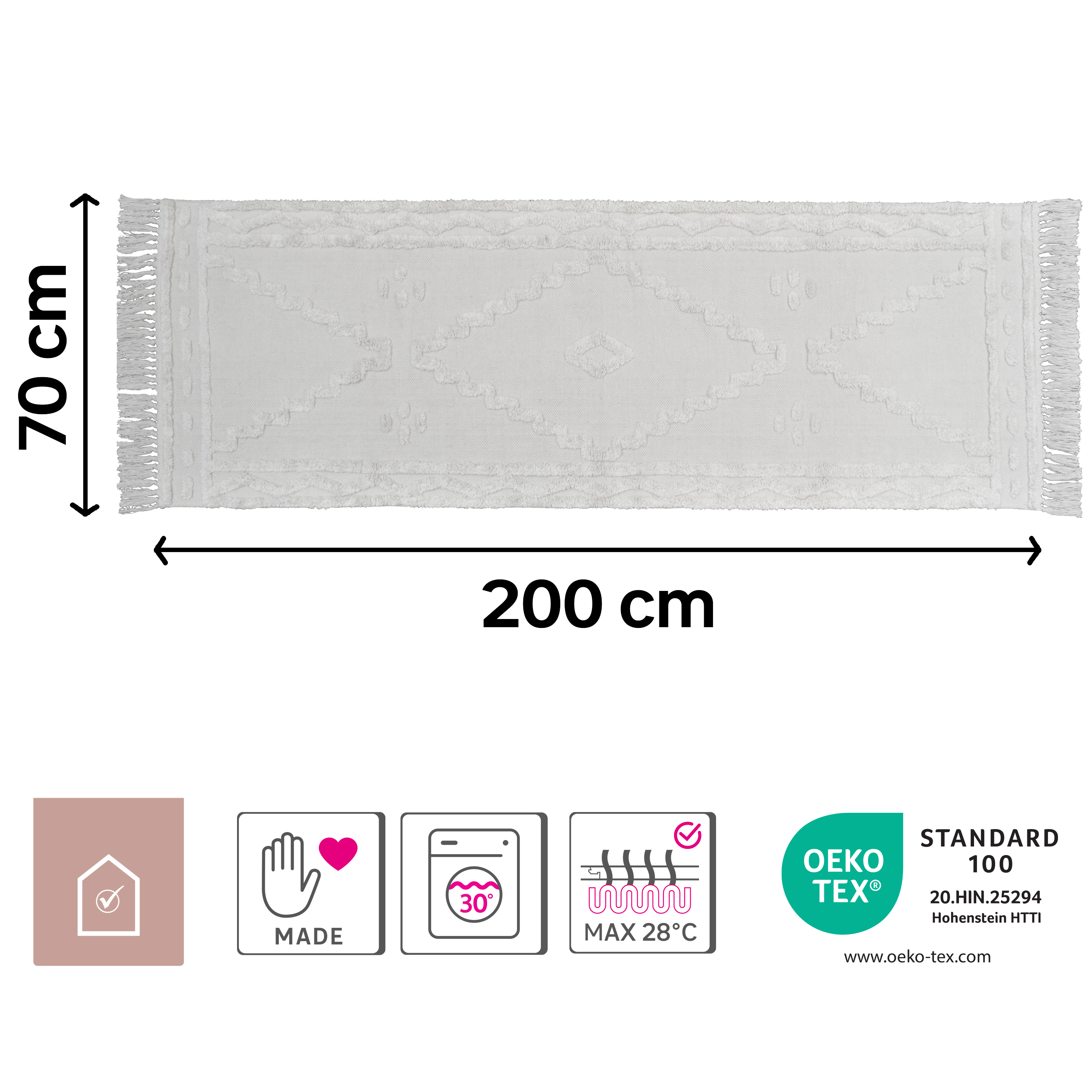 Tapete Kabala 70x200cm paper Inspire - 8