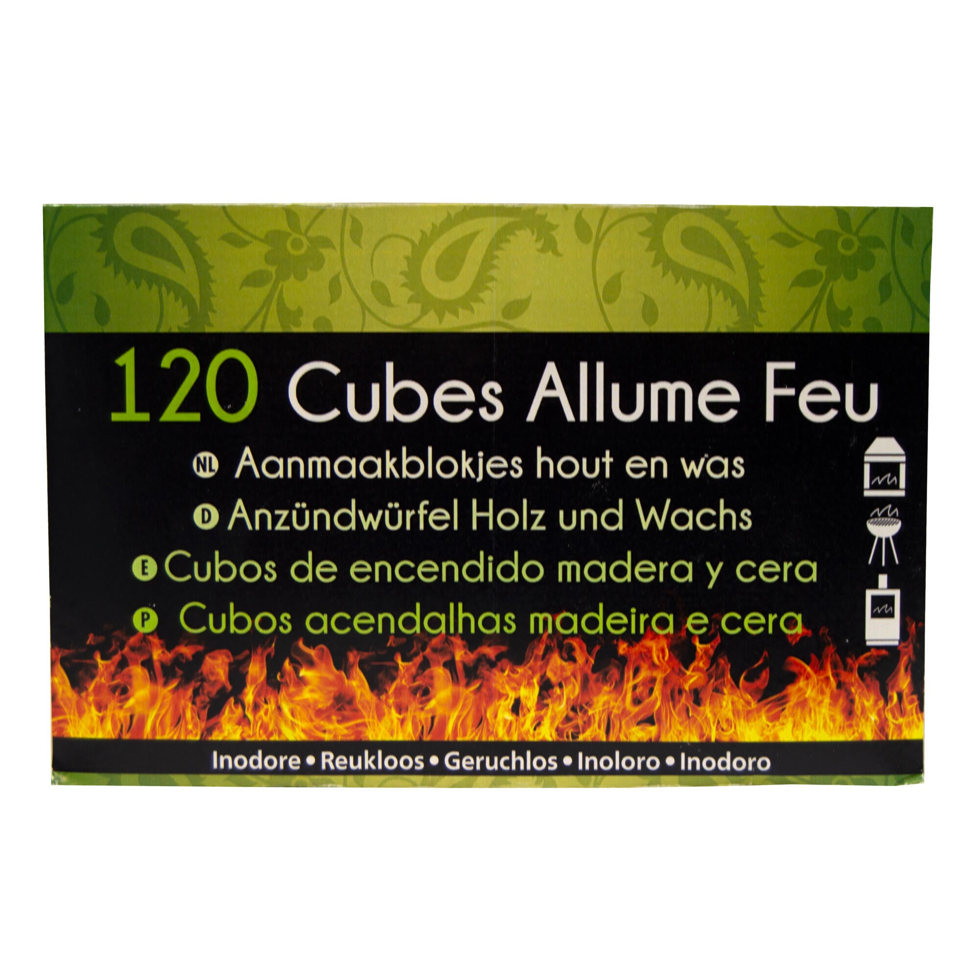 Cubos de encendido ecológico CHEMINETT MAXIPACK 120 unidades 100% Naturales - 16