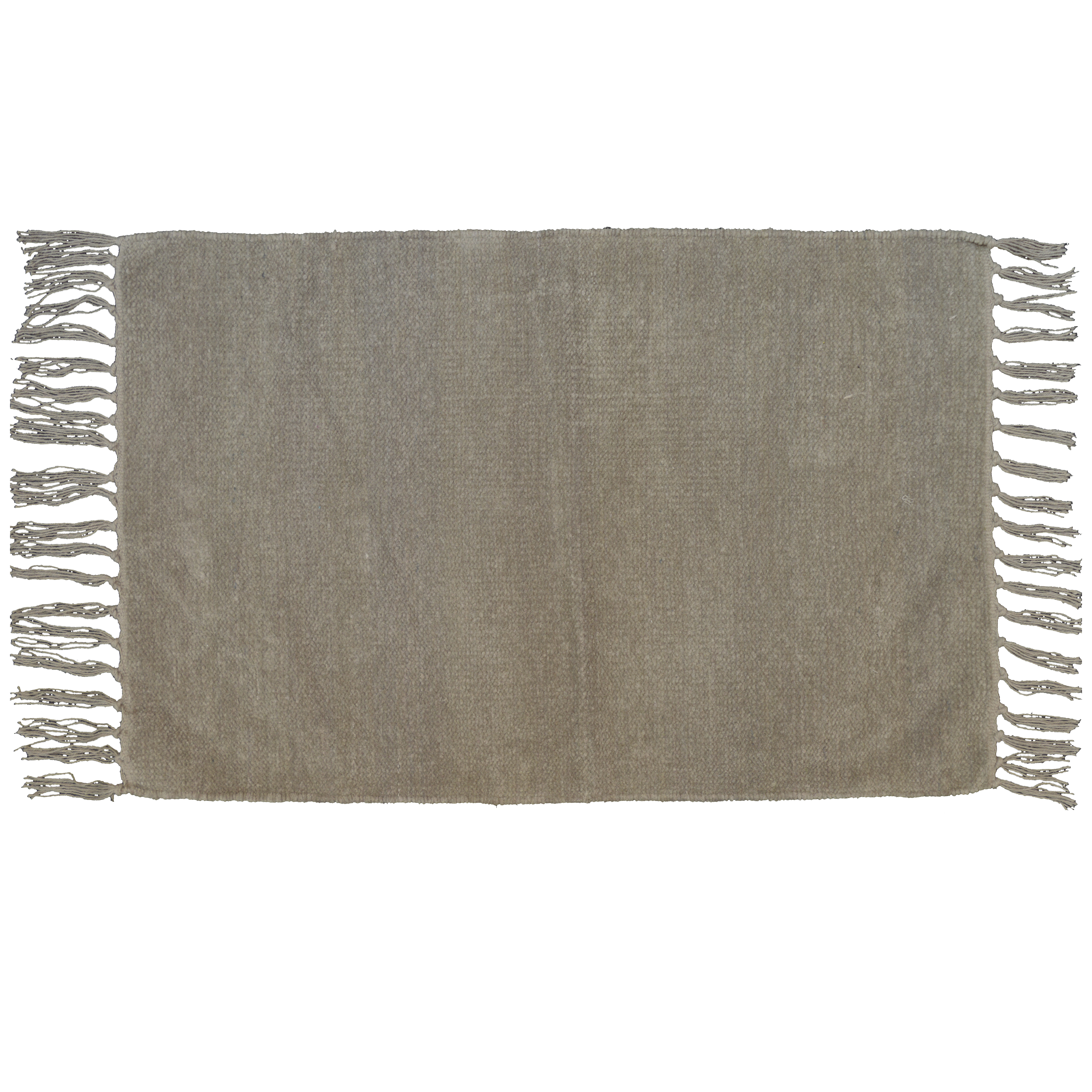 Alfombra  algodón tejido plano INSPIRE Manoa liso   lavable en lavadora 50x80cm - 9