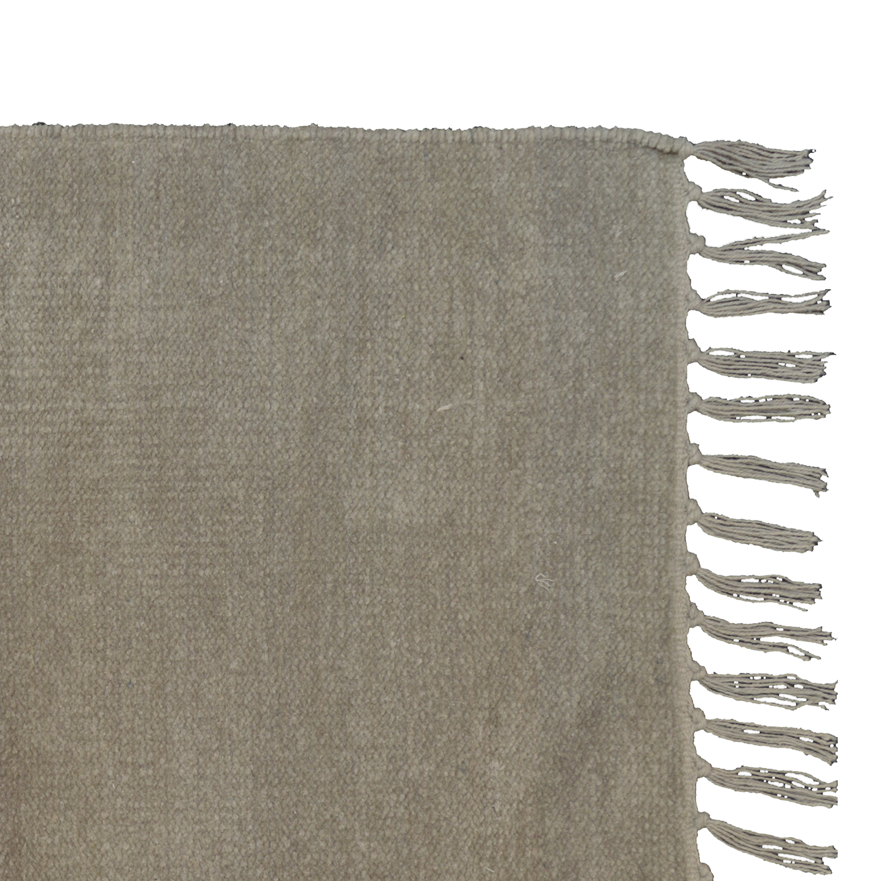 Alfombra  algodón tejido plano INSPIRE Manoa liso   lavable en lavadora 50x80cm - 6