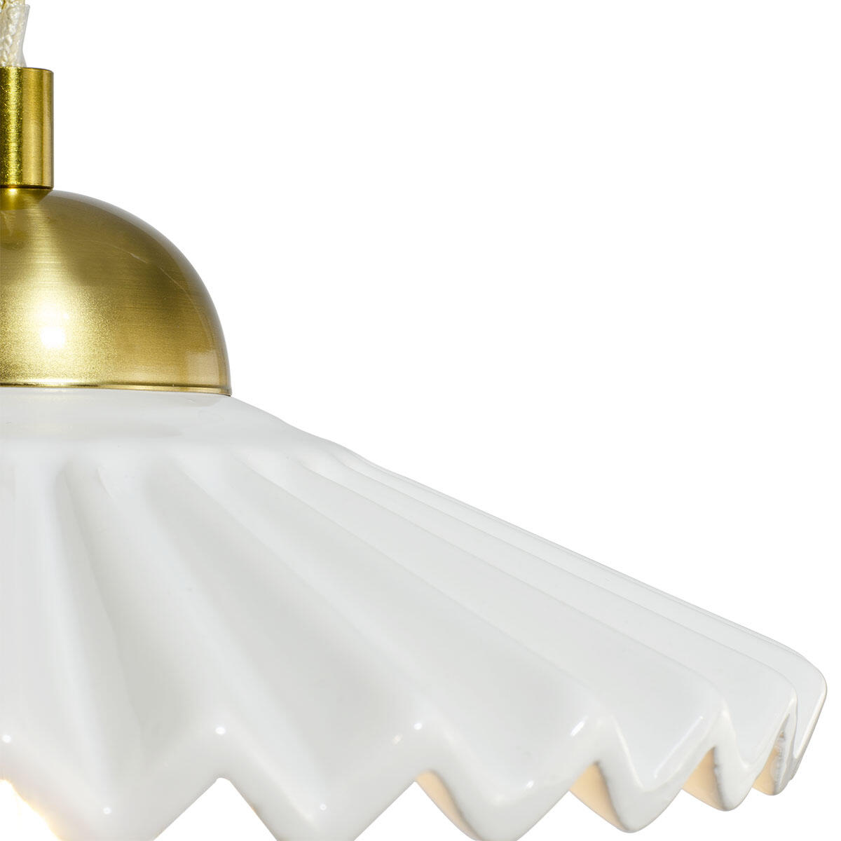 Suspension Babouchka céramique, blanc, Diam.14 cm, E27 - 7