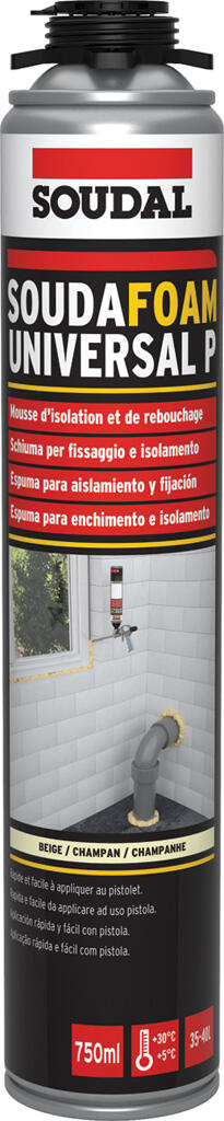 ESPUMA DE POLIURETANO UNIVERSAL PISTOLA 750ML