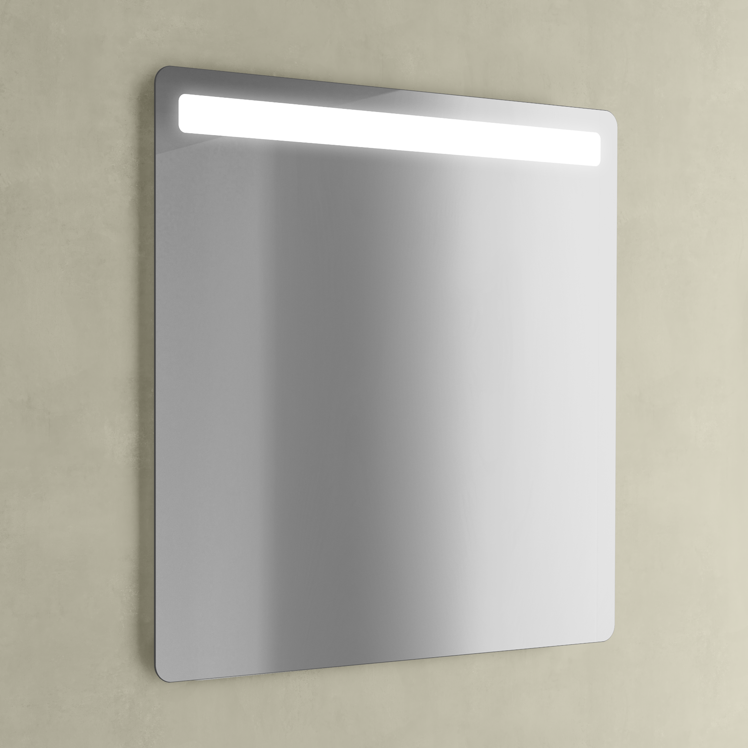 Espejo de baño con luz led shine 80x80cm