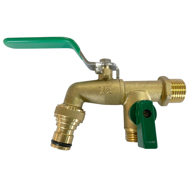 Torneira jardim 3/4 x 1/2 16B com purga