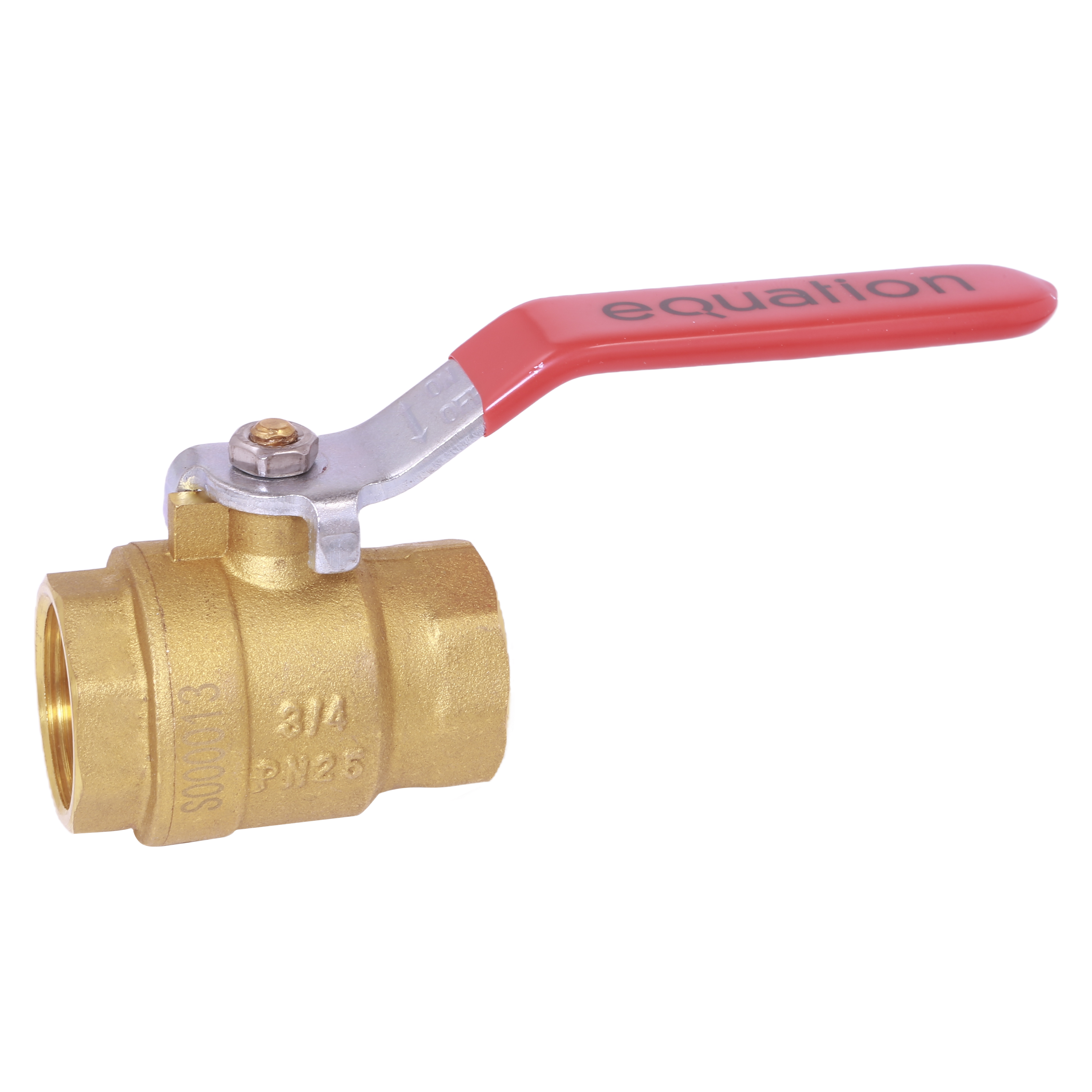 Valvola di chiusura a sfera per acqua EQUATION  in ottone F3/4