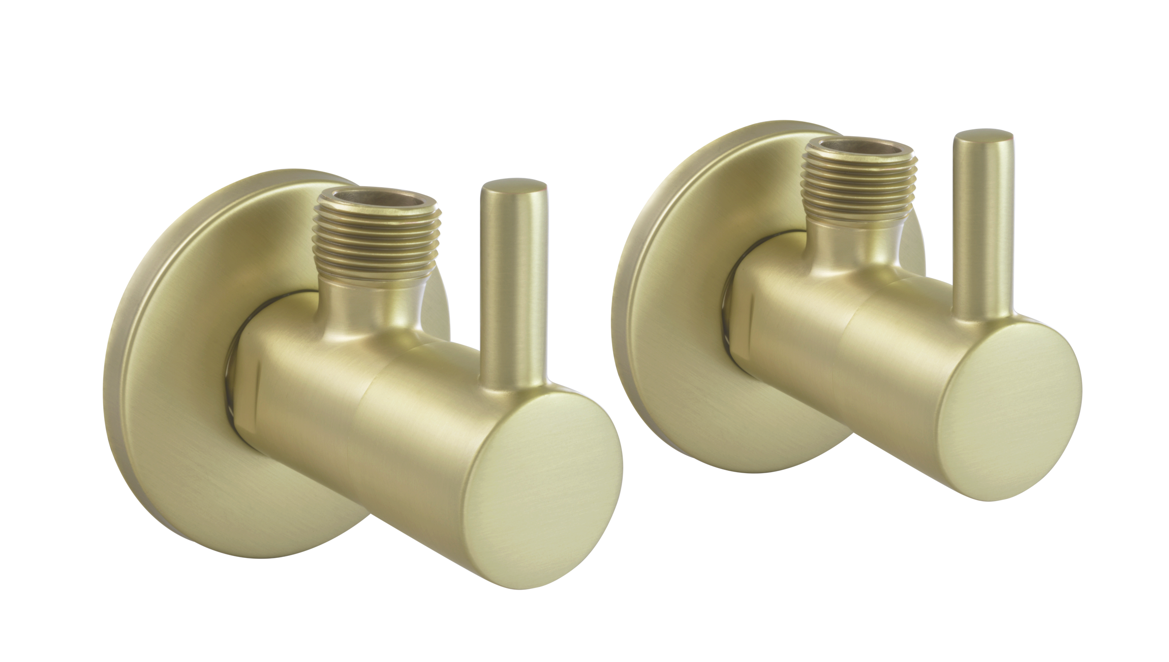 Kurek kątowy 1/2"-3/8" 2 szt. złoty PAVRG1238 Equation