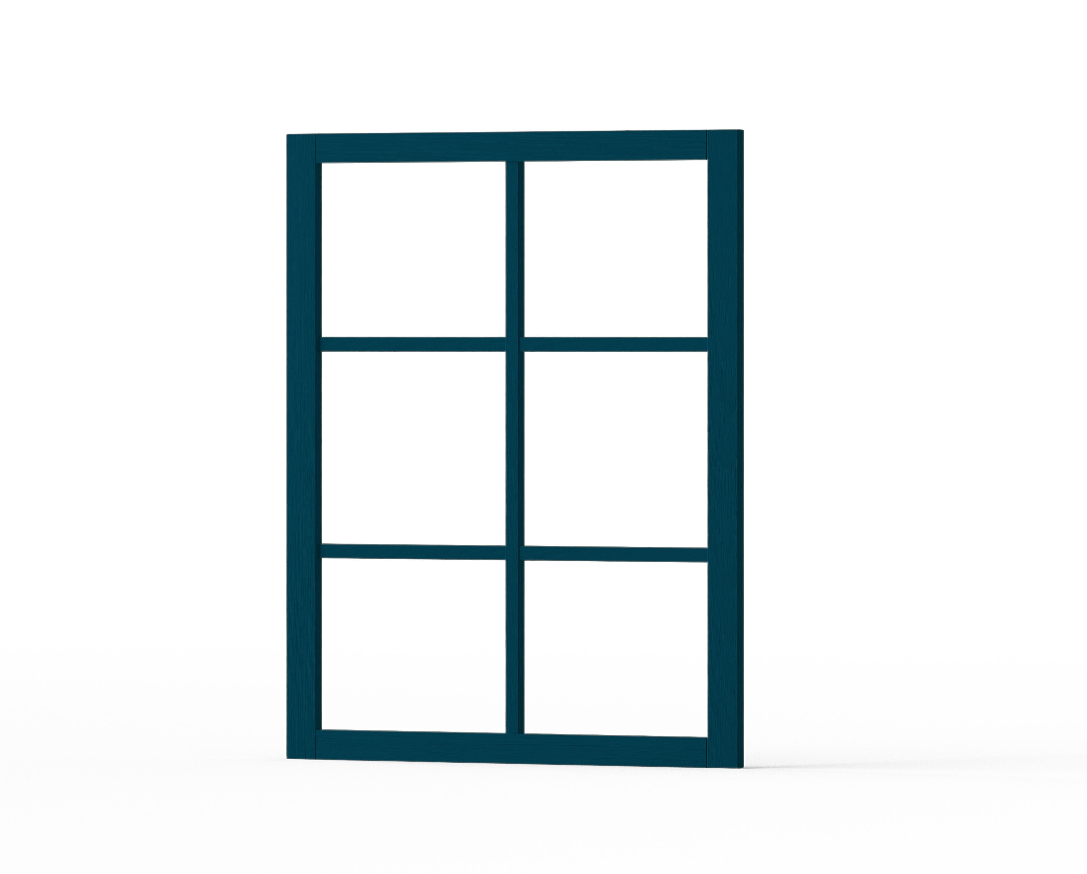 Puerta con vitrina para cocina delinia id siena fresno azul 45 x 102.4 cm