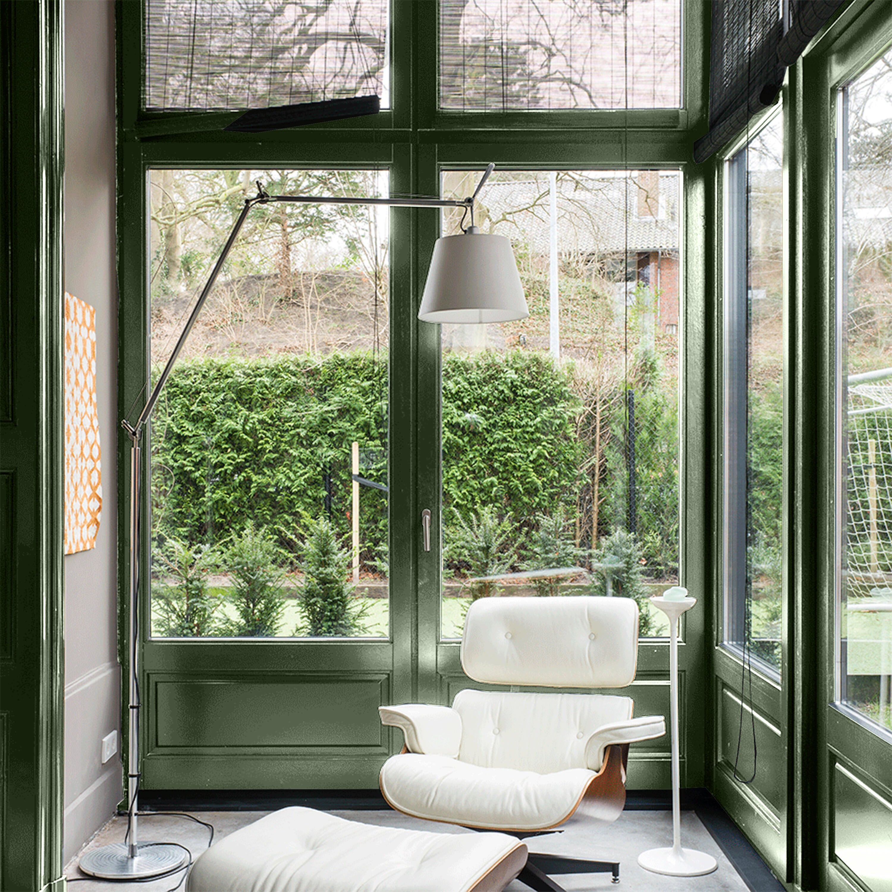 Peinture boiserie, radiateur vert tropical satin DULUX VALENTINE Valénite acryli - 3